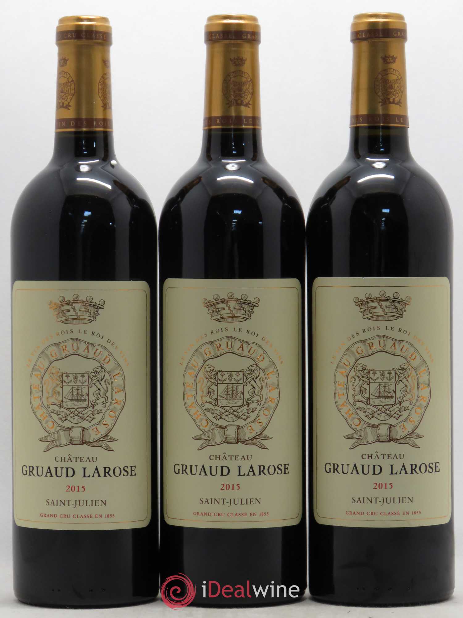 Château Gruaud Larose 2ème Grand Cru Classé 2015 - Lot de 3 bouteilles - 0