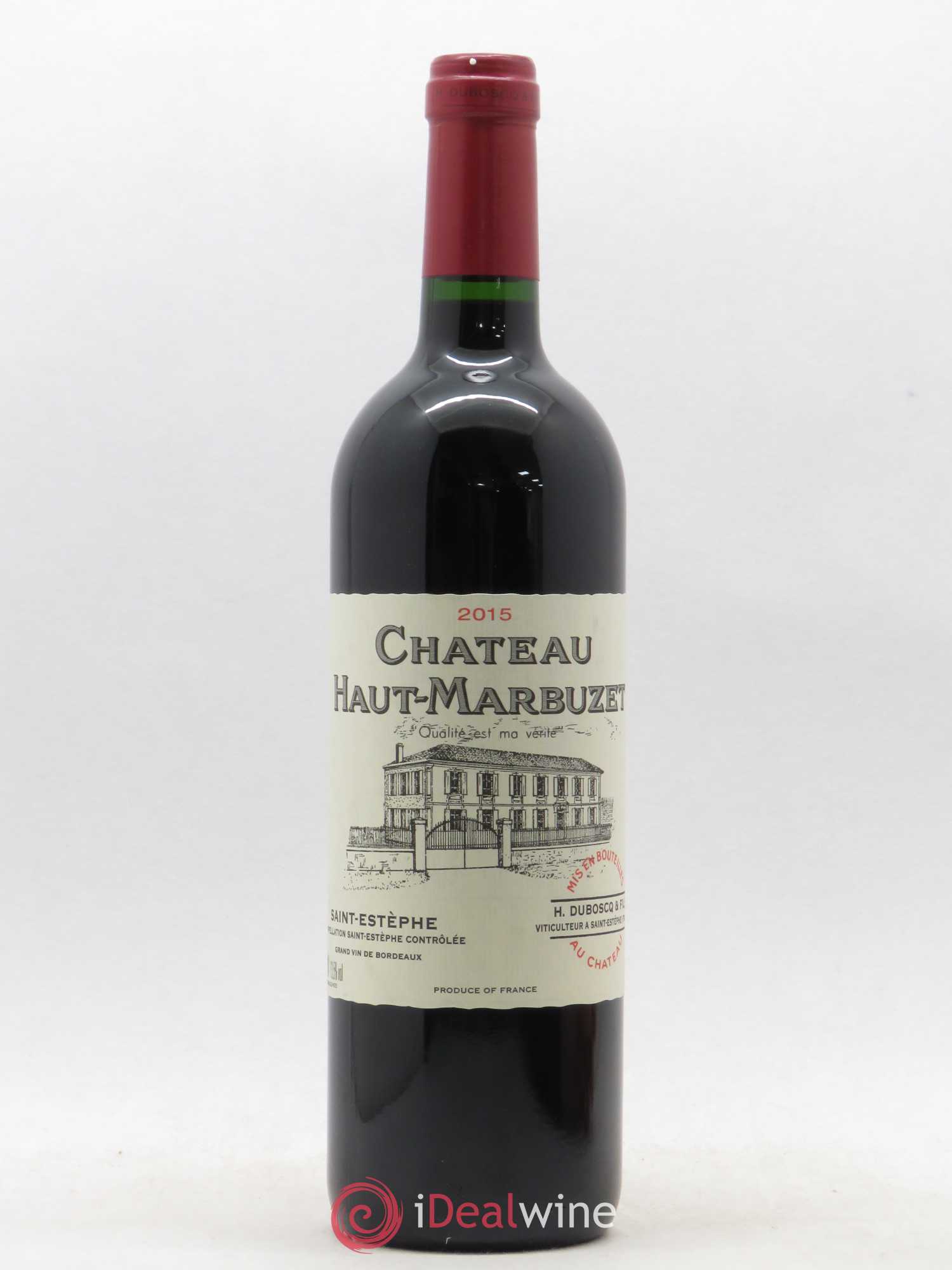 Château Haut Marbuzet 2015 - Lot de 1 bouteille - 0
