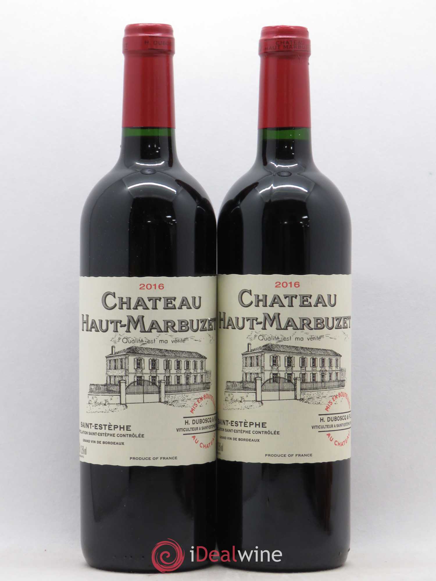 Château Haut Marbuzet 2016 - Lot de 2 bouteilles - 0