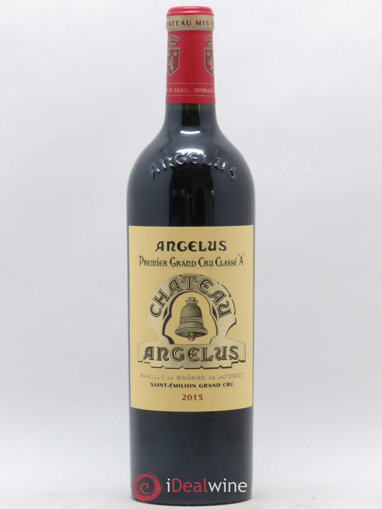 Château Angélus 1er Grand Cru Classé A 2015 - Lot de 1 bouteille - 0