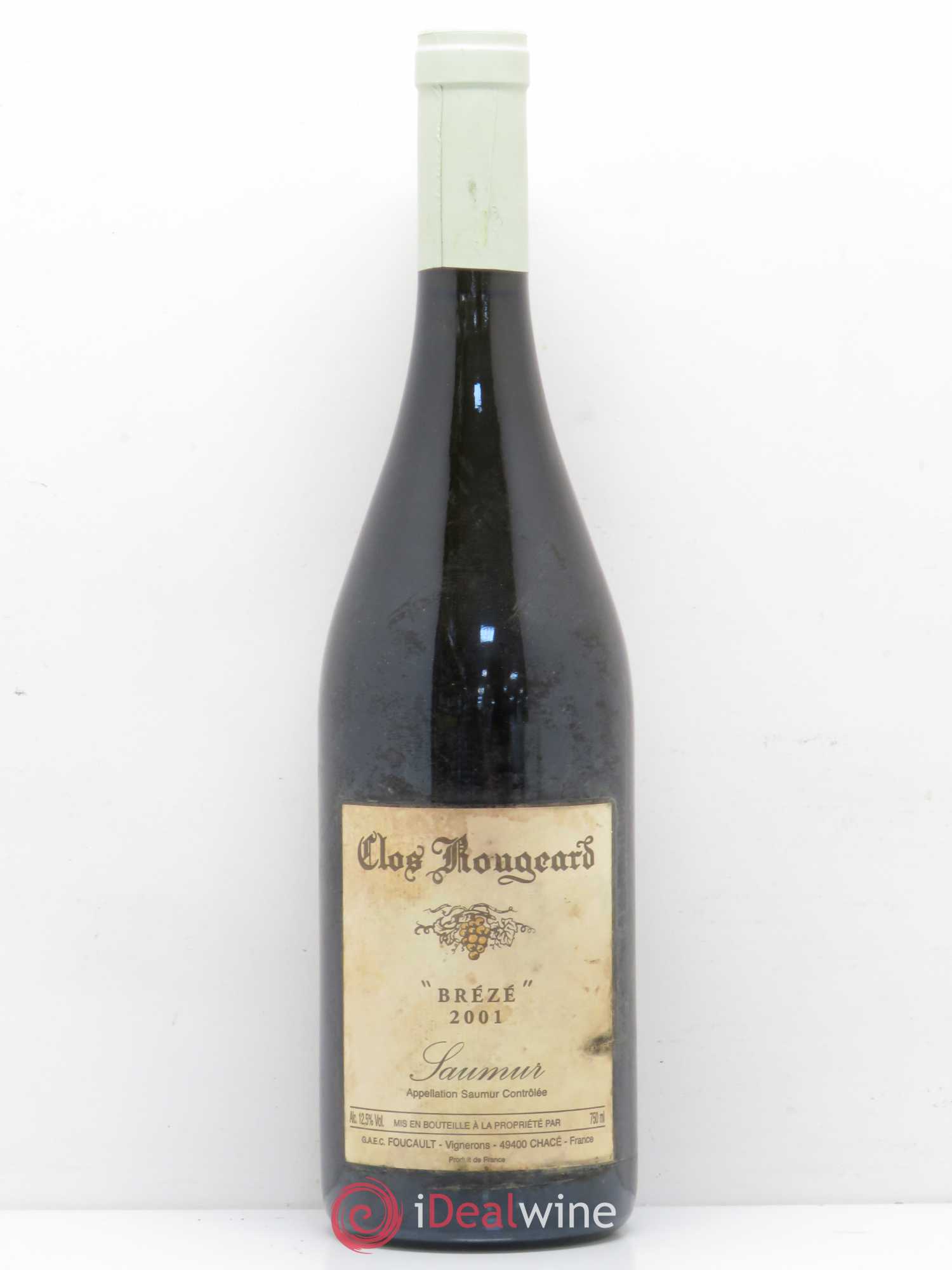 Saumur Brézé Clos Rougeard 2001 - Lot de 1 bouteille - 0