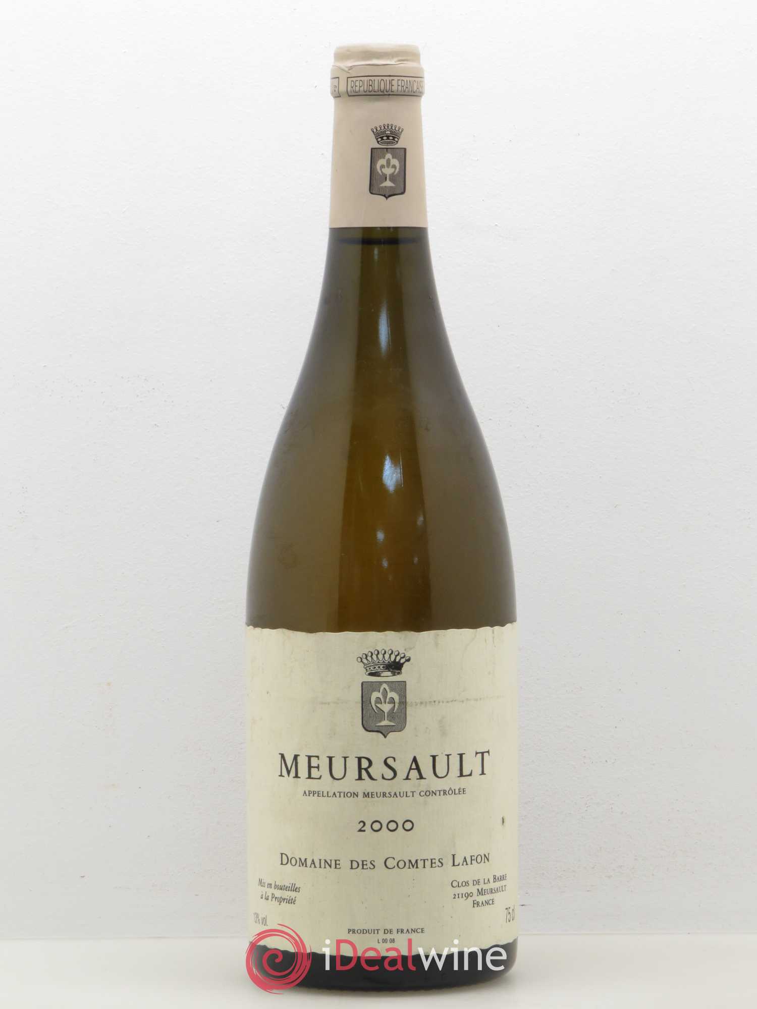 Meursault Comtes Lafon (Domaine des) 2000 - Lot de 1 bouteille - 0