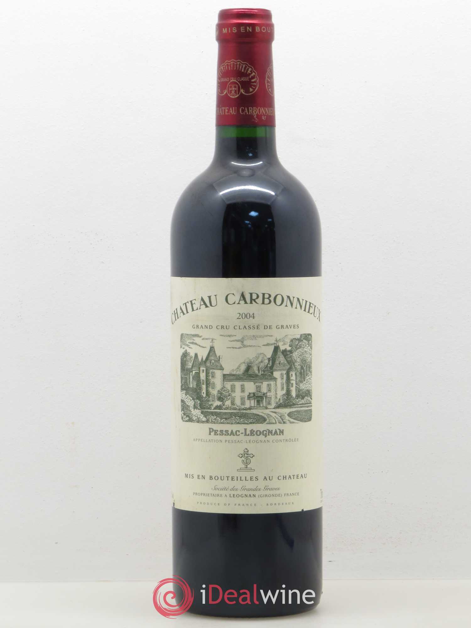 Château Carbonnieux Cru Classé de Graves 2004 - Lot de 1 bouteille - 0