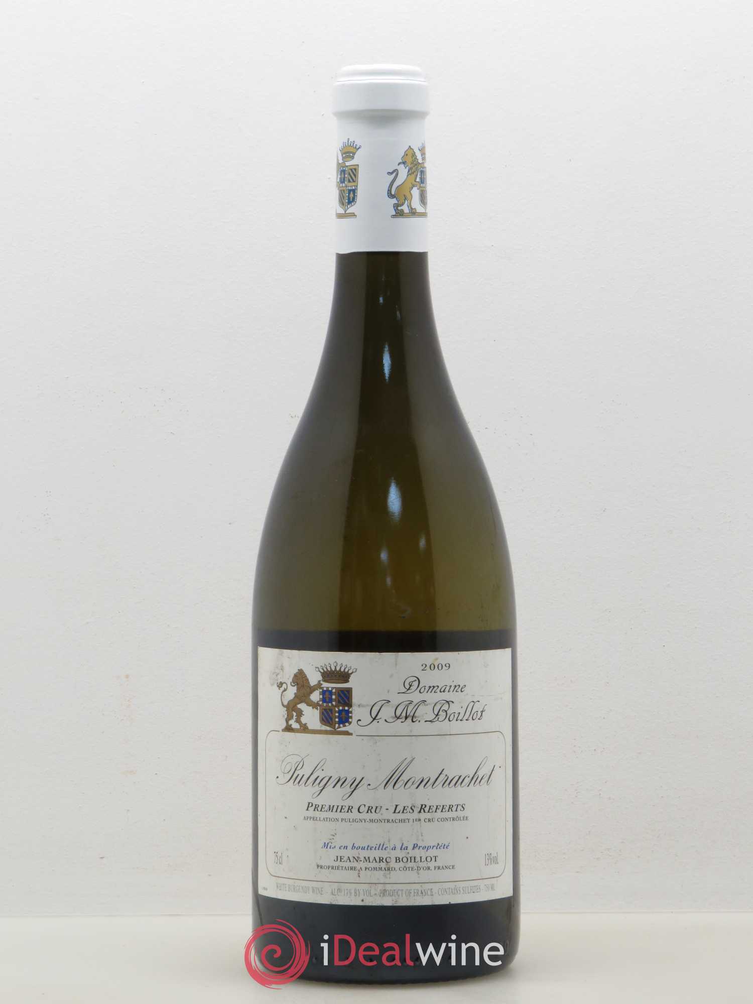 Puligny-Montrachet 1er Cru Les Referts Jean-Marc Boillot 2009 - Posten von 1 Flasche - 0