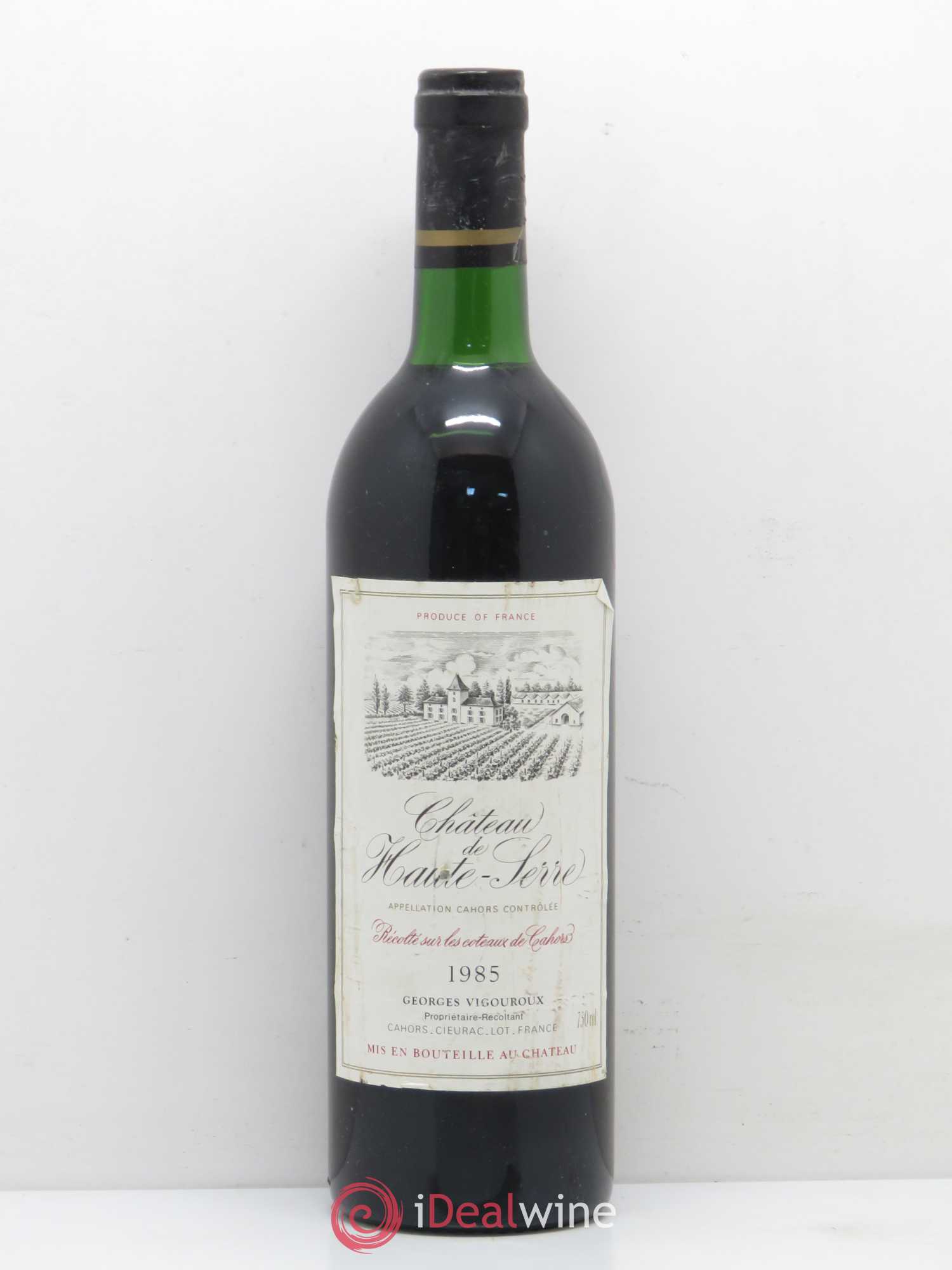 Cahors Château de Haute-Serre 1985 - Posten von 1 Flasche - 0