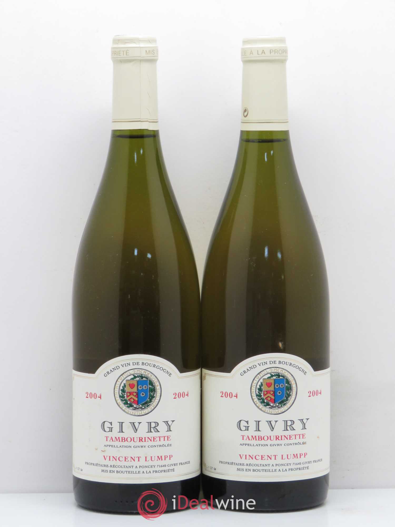 Givry Tambourinette Vincent Lumpp (sans prix de réserve) 2004 - Posten von 2 Flaschen - 0