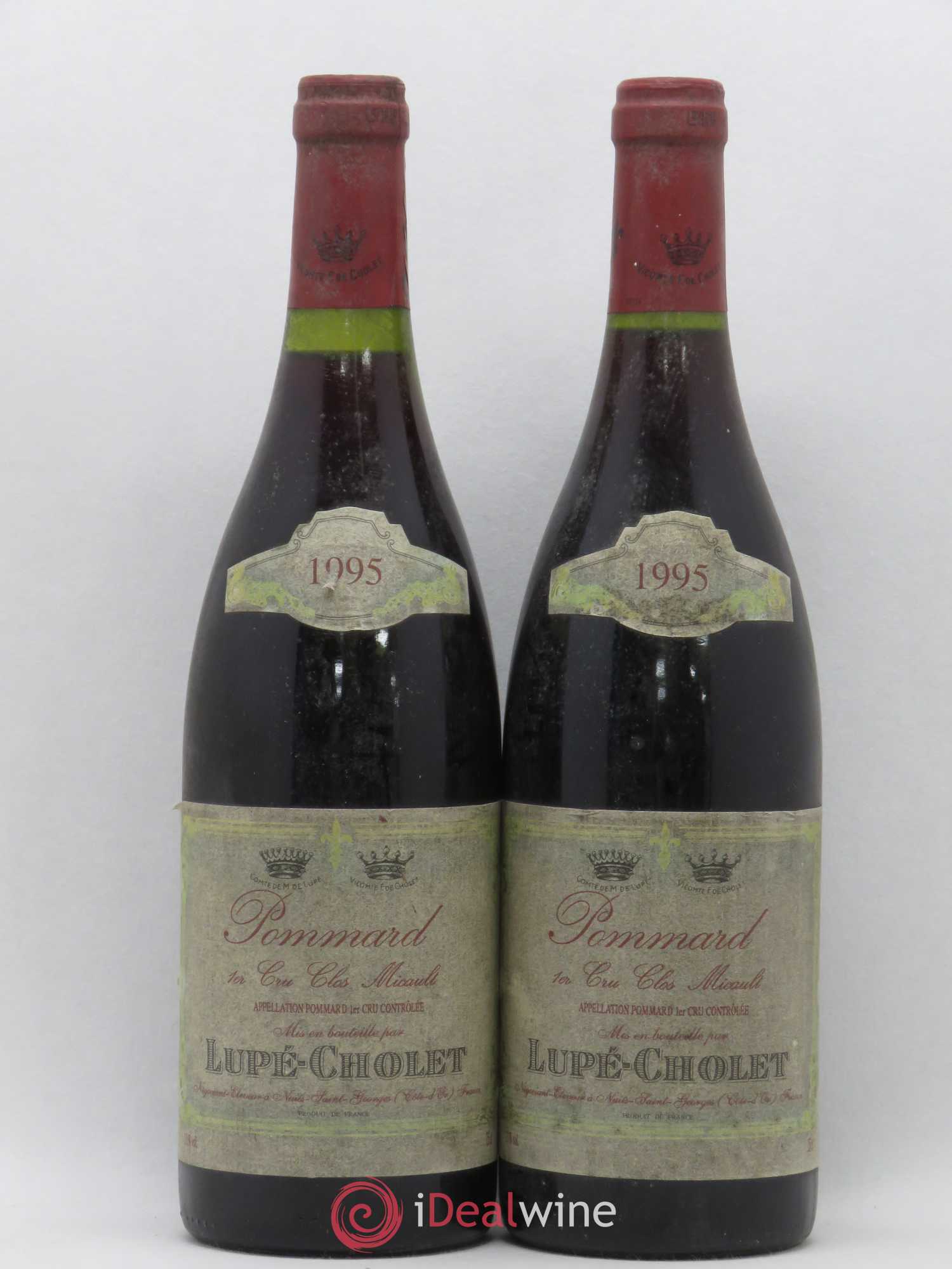 Pommard 1er Cru Clos Micault Lupé-Cholet 1995 - Posten von 2 Flaschen - 0