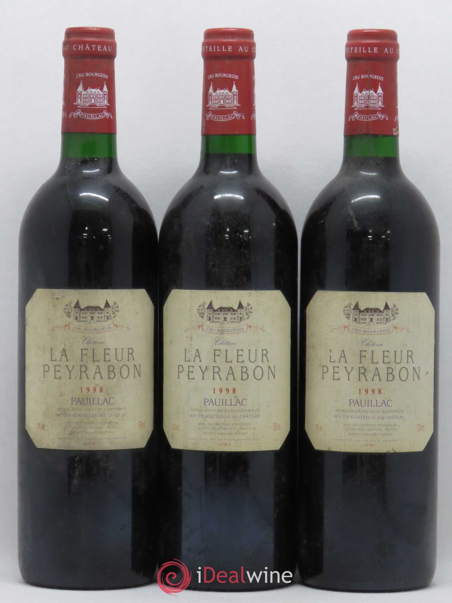 Château La Fleur Peyrabon Cru Bourgeois 1998 - Lot de 6 bouteilles - 2