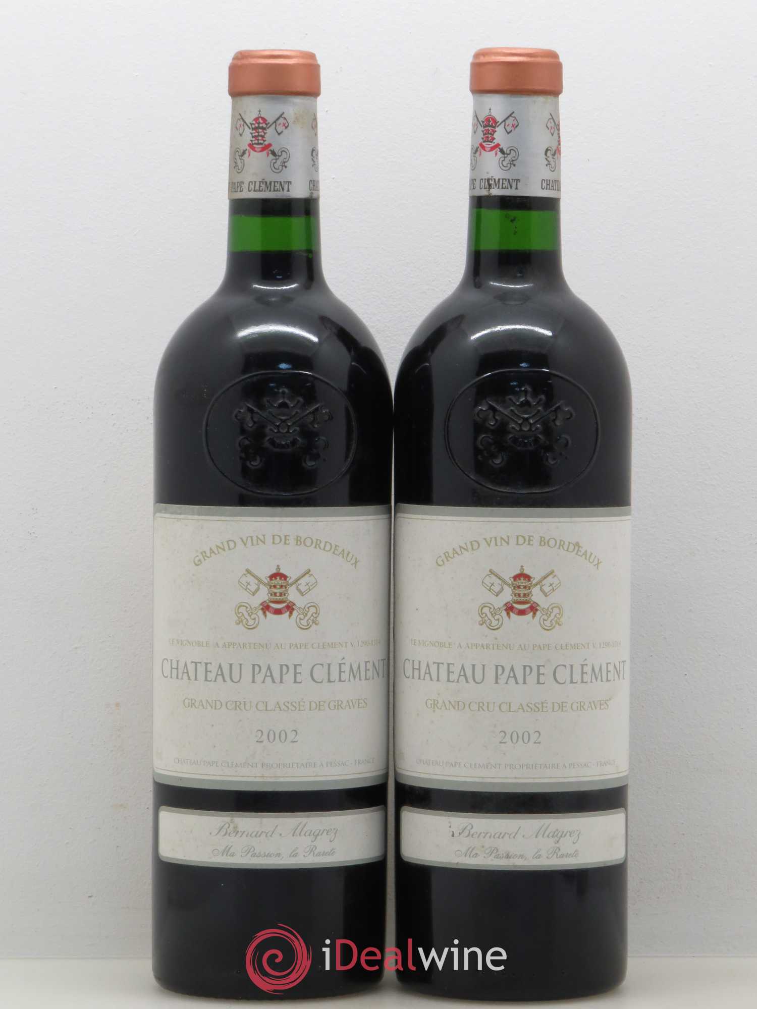 Château Pape Clément Cru Classé de Graves 2002 - Lot de 2 bouteilles - 0