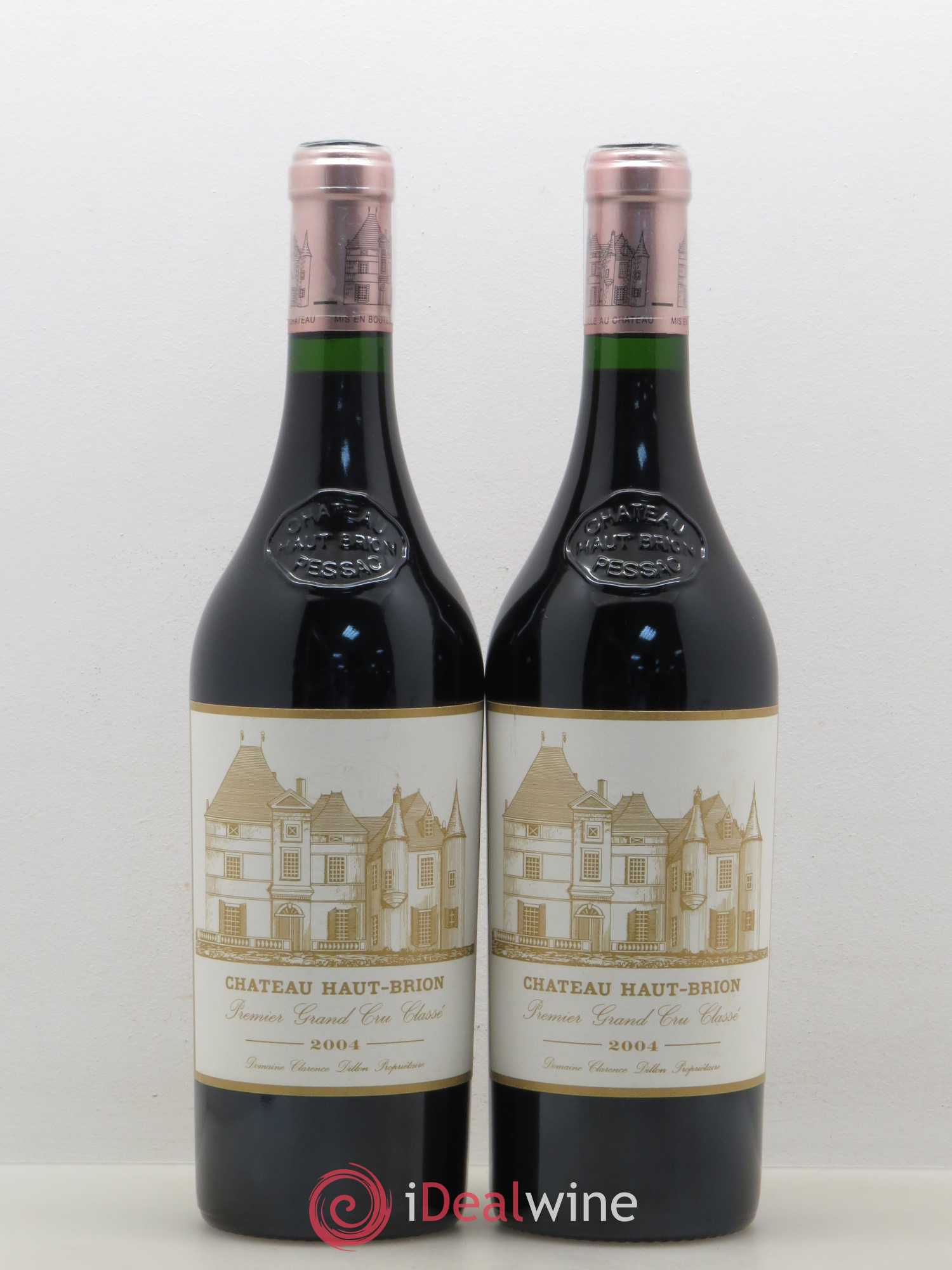 Château Haut Brion 1er Grand Cru Classé 2004 - Lot de 2 bouteilles - 0