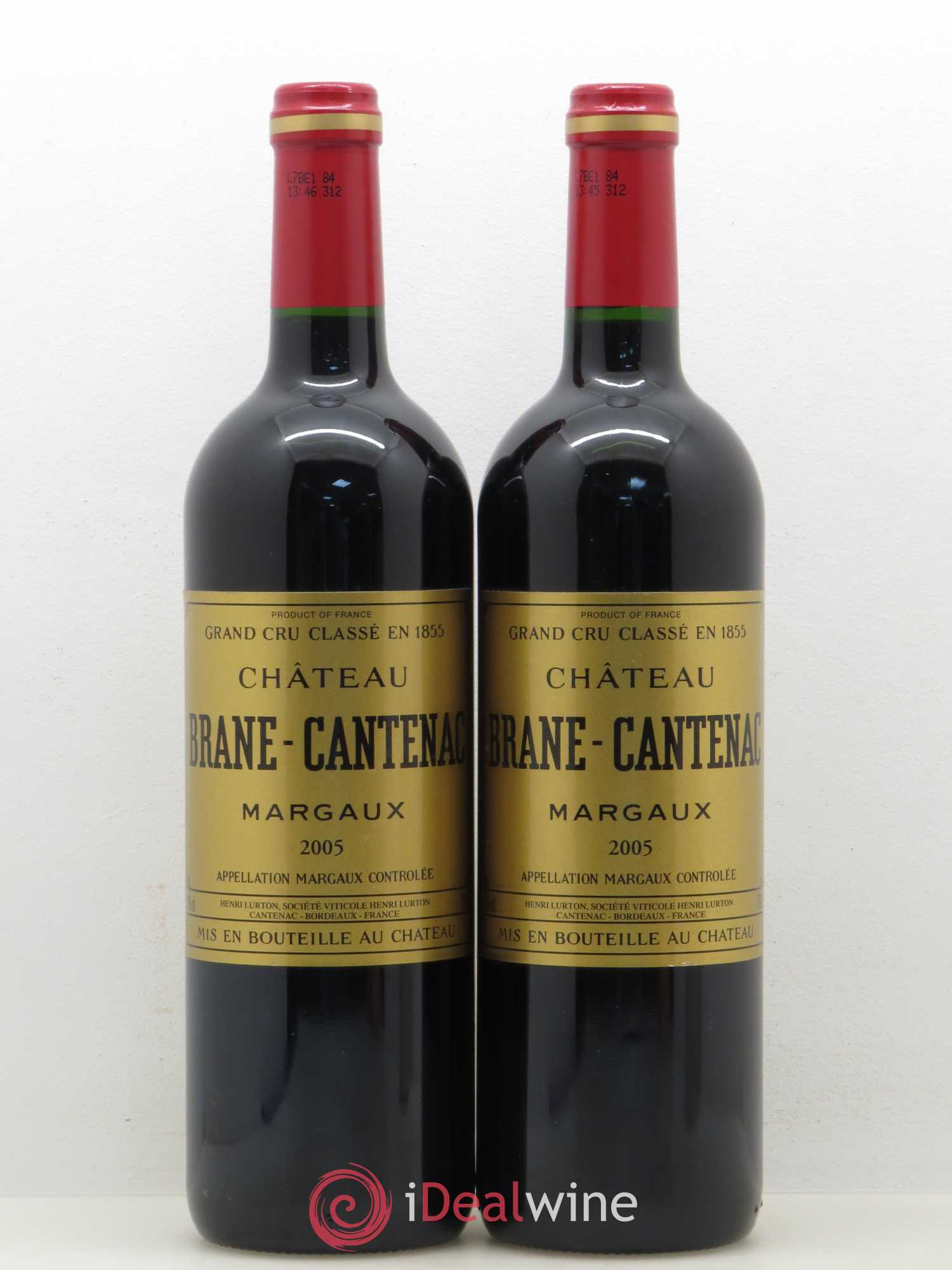 Château Brane Cantenac 2ème Grand Cru Classé 2005 - Lotto di 2 bottiglie - 0
