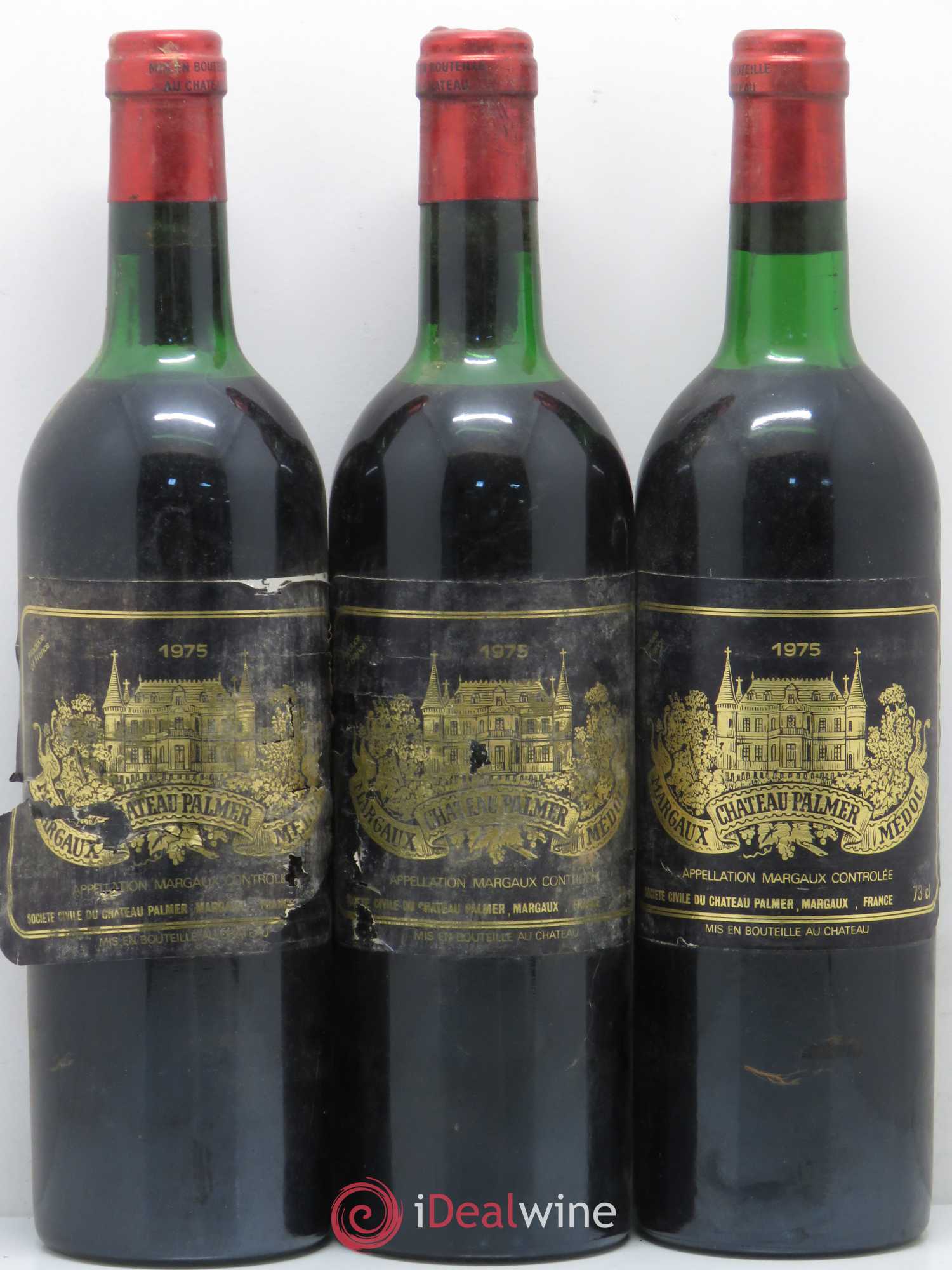 Château Palmer 3ème Grand Cru Classé 1975 - Lot de 12 bouteilles - 3