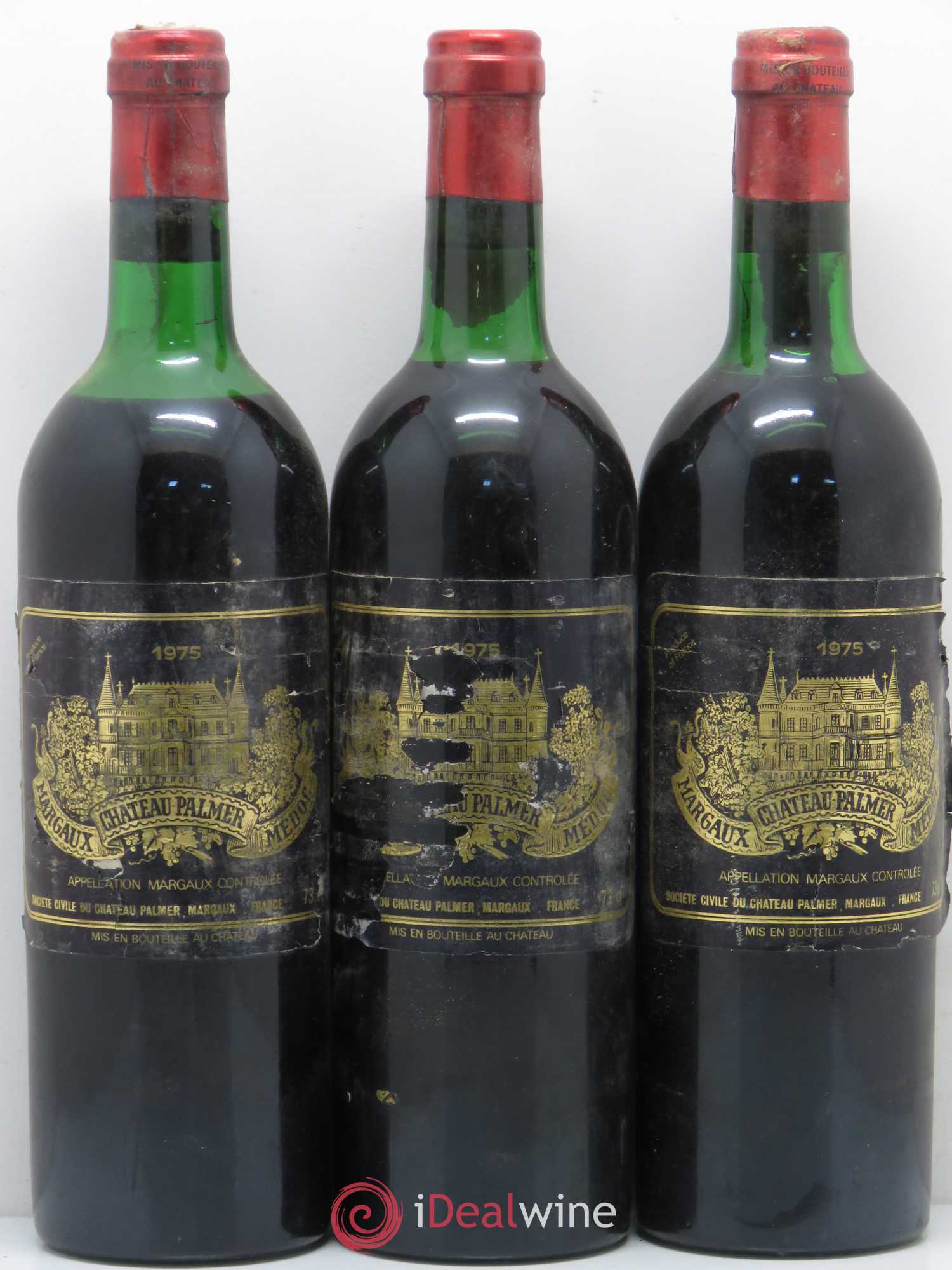 Château Palmer 3ème Grand Cru Classé 1975 - Lot de 12 bouteilles - 4