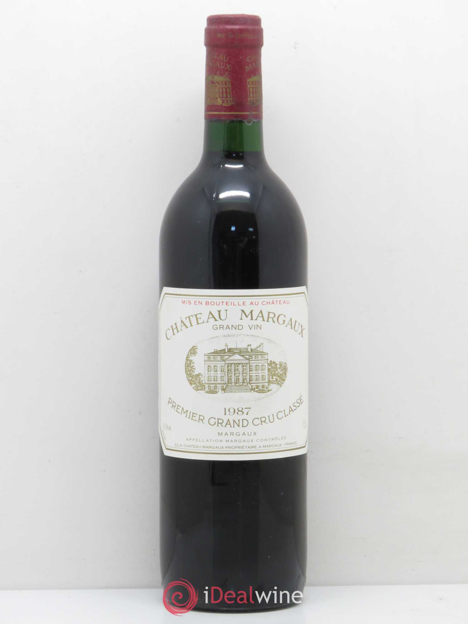 Château Margaux 1er Grand Cru Classé 1987 - Lot de 1 bouteille - 0