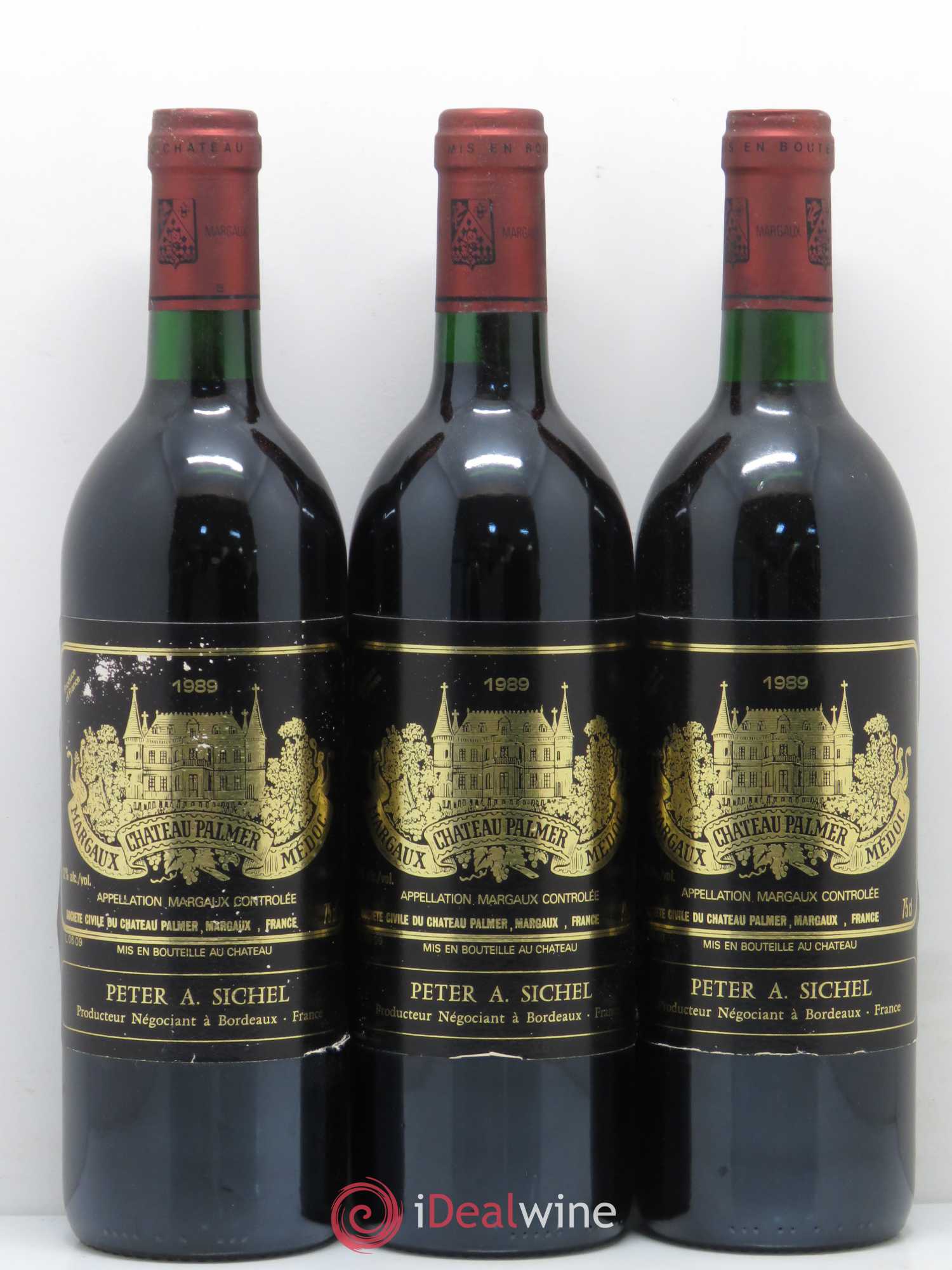 Château Palmer 3ème Grand Cru Classé 1989 - Lot de 6 bouteilles - 2