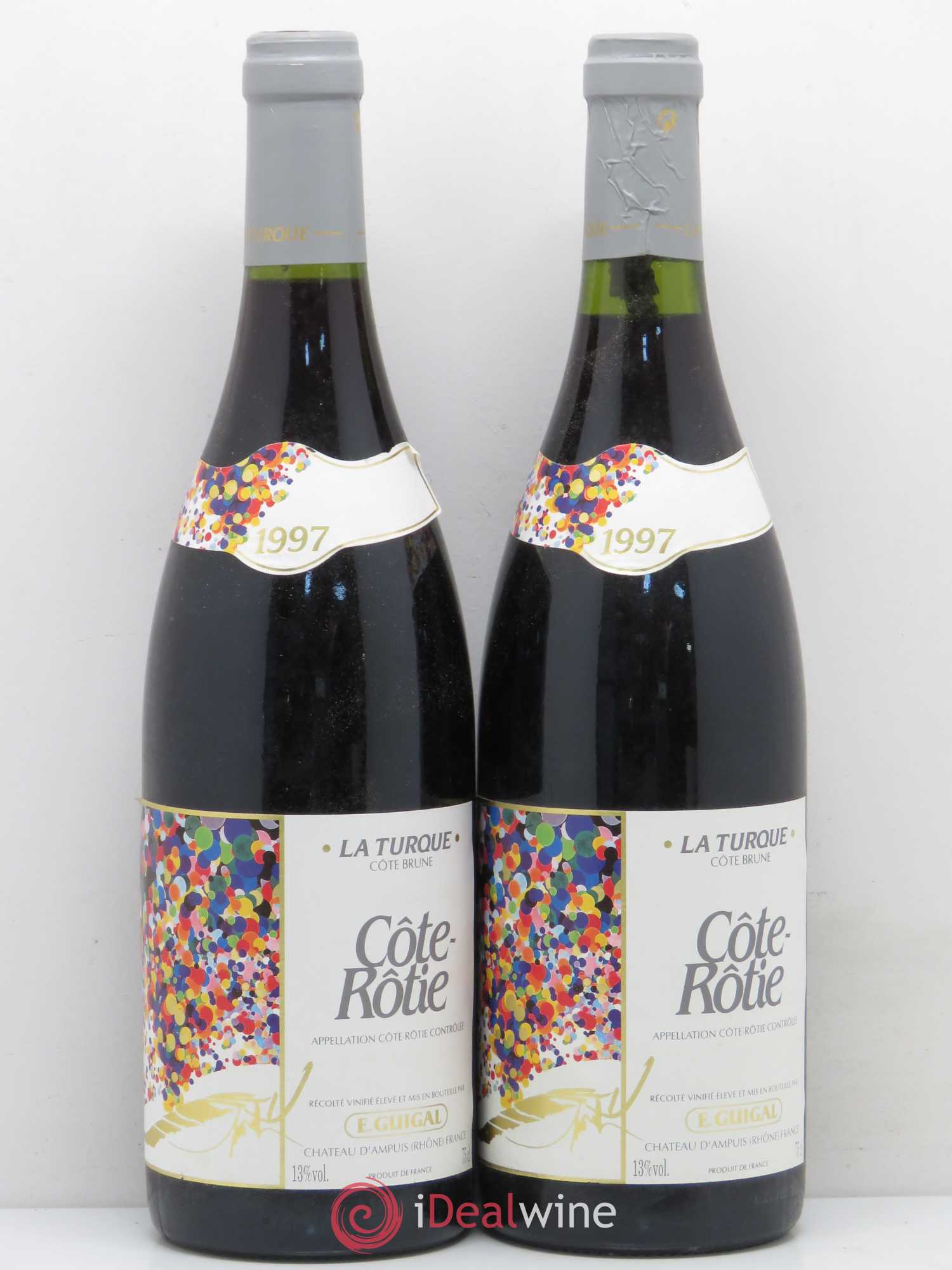 Côte-Rôtie La Turque Guigal 1997 - Lot de 2 bouteilles - 0