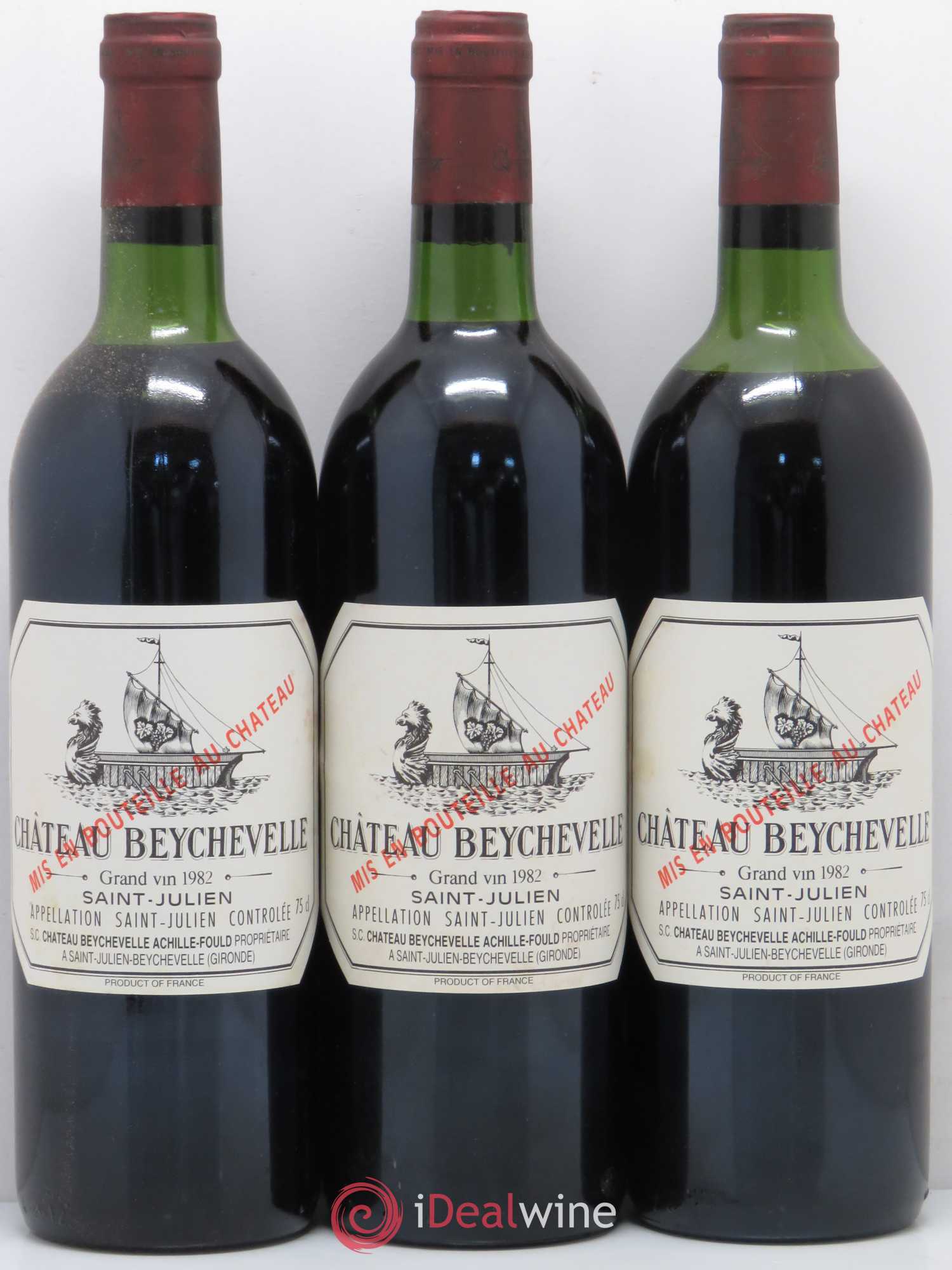 Château Beychevelle 4ème Grand Cru Classé 1982 - Lot de 12 bouteilles - 2