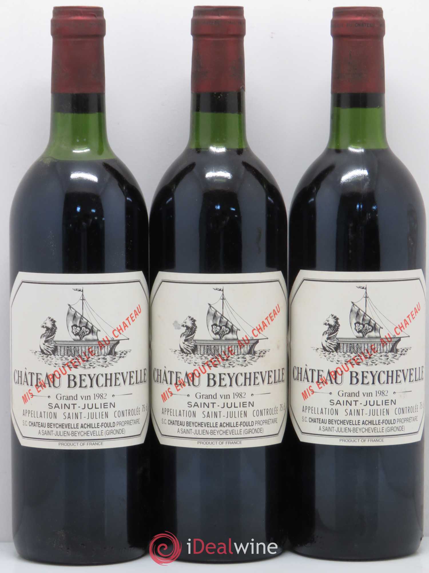 Château Beychevelle 4ème Grand Cru Classé 1982 - Lot de 12 bouteilles - 3