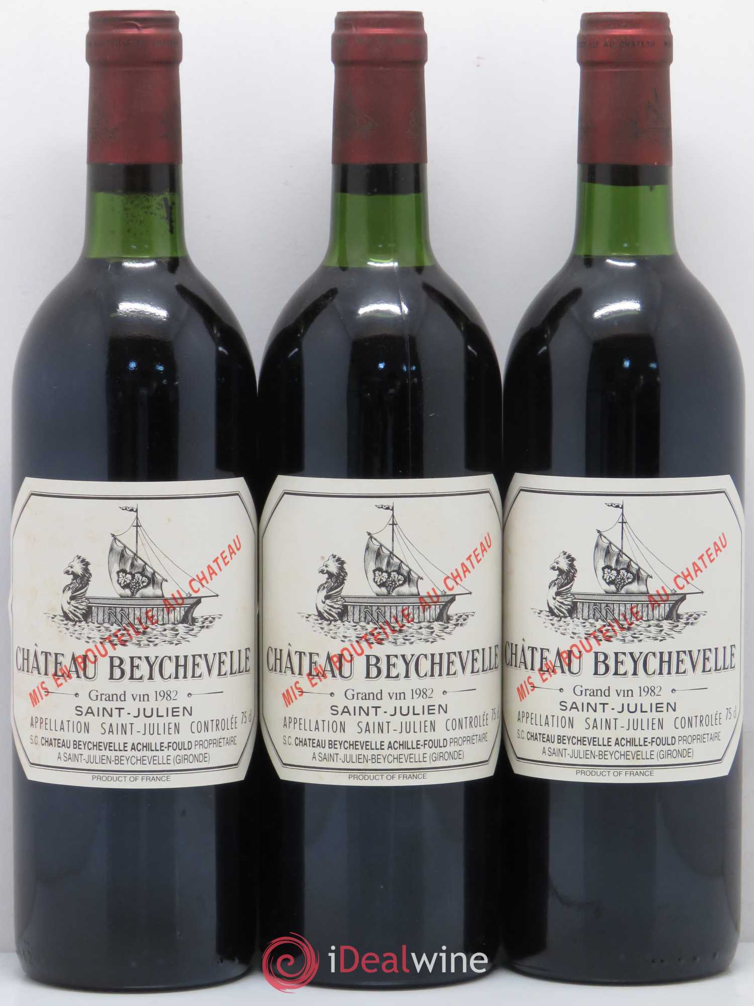 Château Beychevelle 4ème Grand Cru Classé 1982 - Lot de 12 bouteilles - 4
