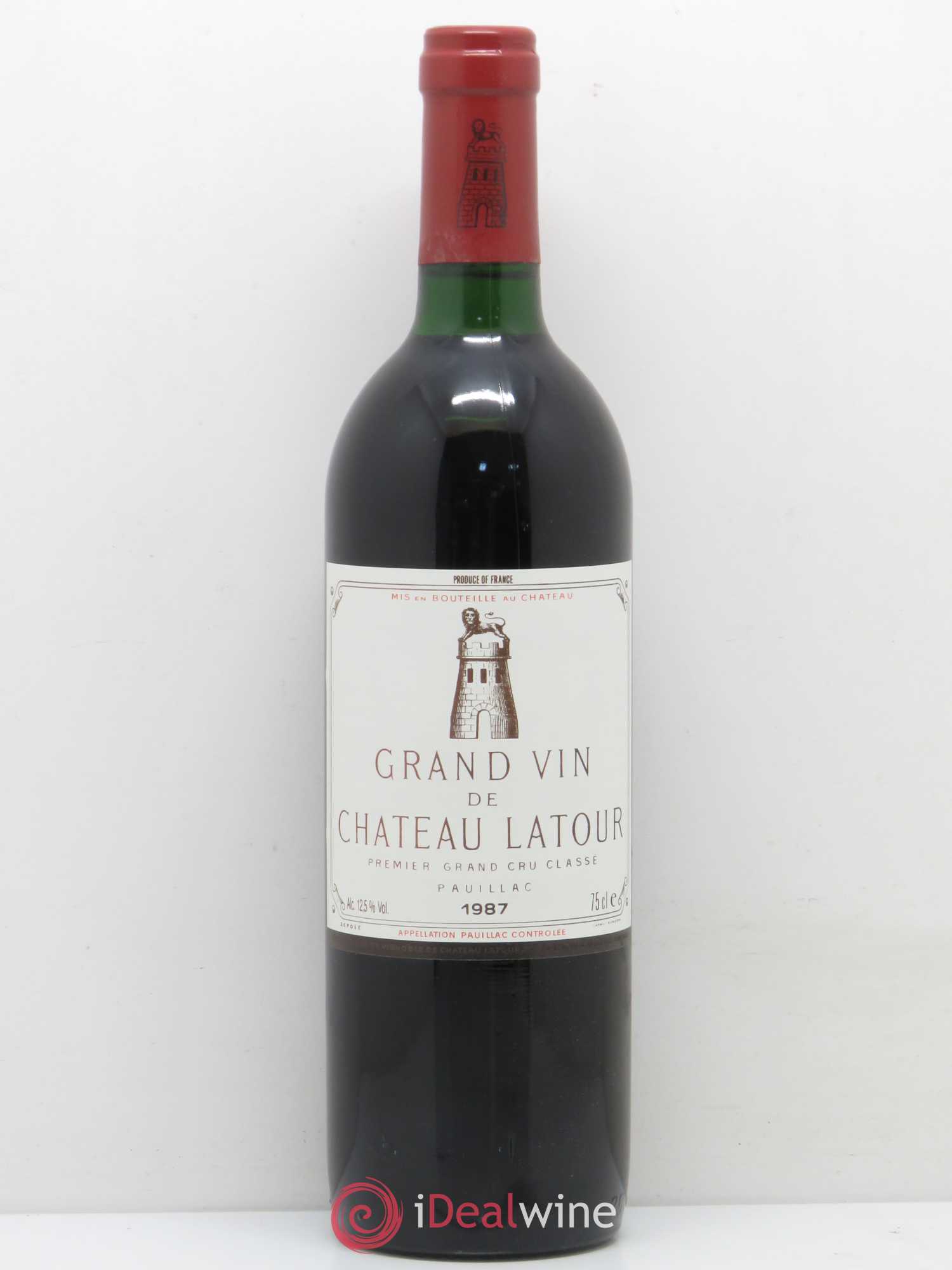 Château Latour 1er Grand Cru Classé 1987 - Lot de 1 bouteille - 0