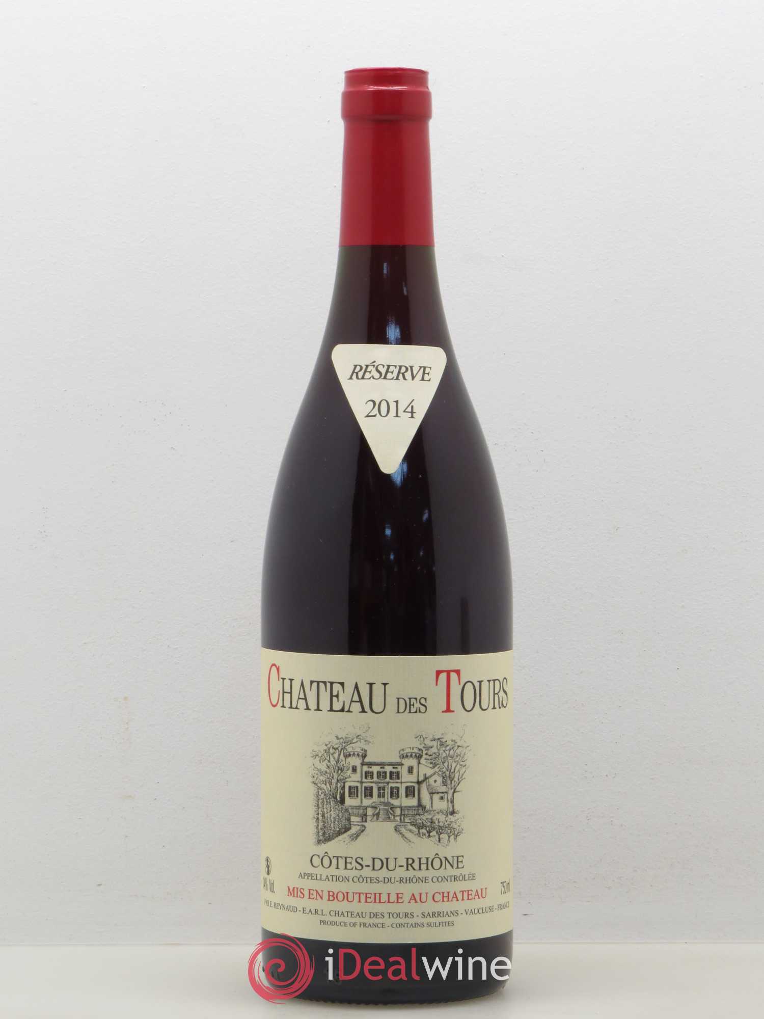 Côtes-du-Rhône Château des Tours Emmanuel Reynaud 2014 - Lot de 1 bouteille - 0