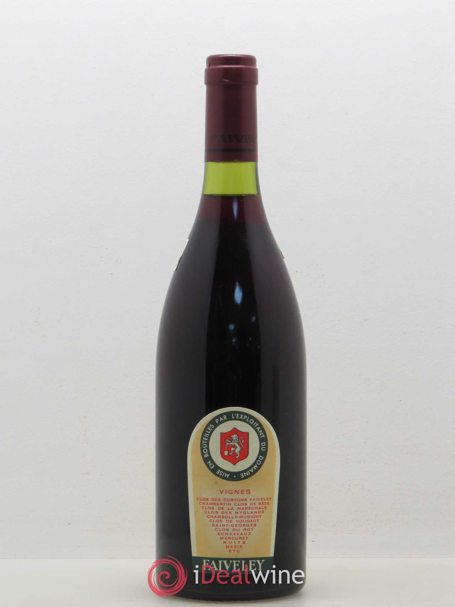 Clos de Vougeot Grand Cru Faiveley 1985 - Lot de 1 bouteille - 1