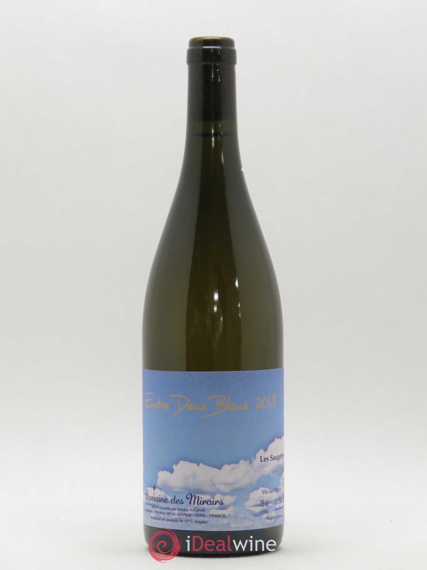 Vin de France Entre Deux Bleus Les saugettes Kenjiro Kagami - Domaine des Miroirs 2013 - Lot de 1 bouteille - 0