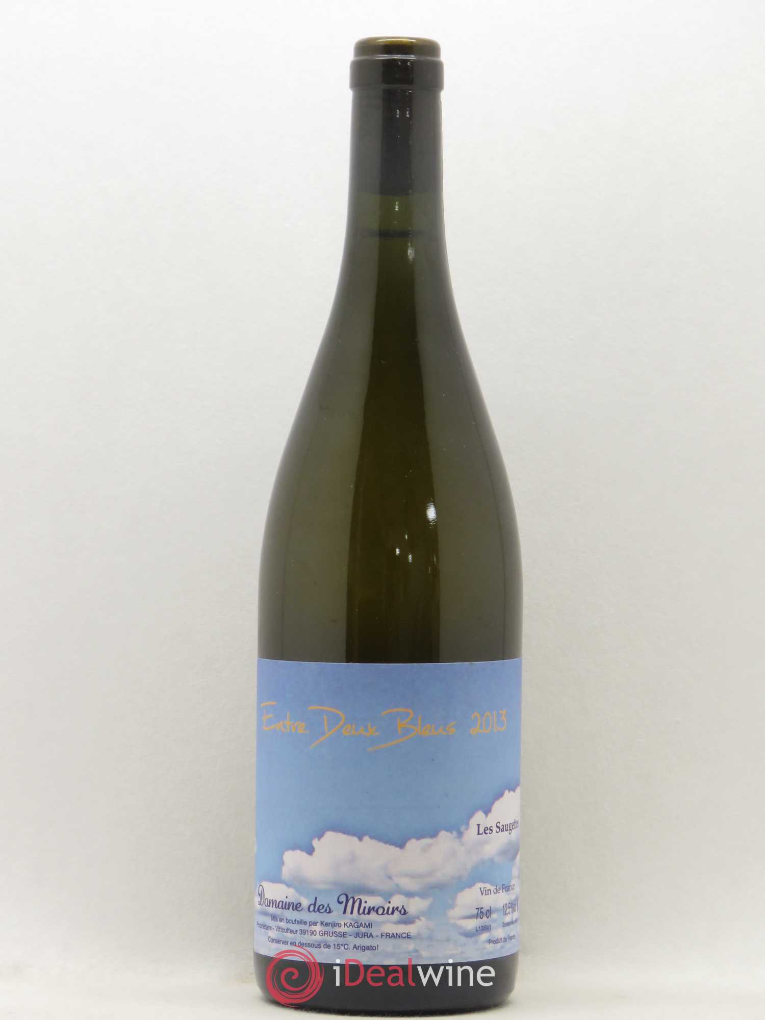 Vin de France Entre Deux Bleus Les saugettes Kenjiro Kagami - Domaine des Miroirs 2013 - Lot de 1 bouteille - 0