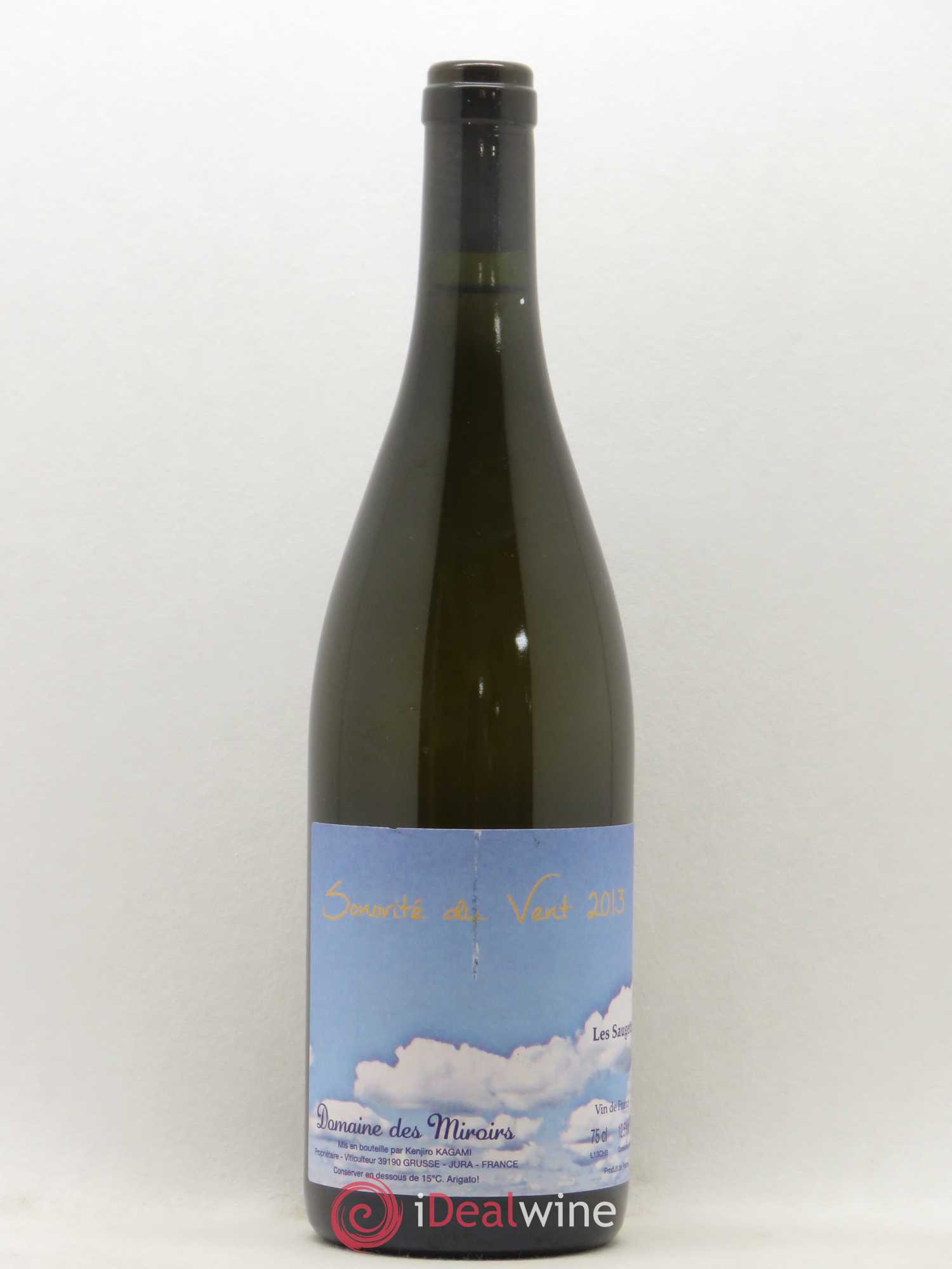Vin de France Sonorité du vent Les saugettes Kenjiro Kagami - Domaine des Miroirs 2013 - Lot de 1 bouteille - 0