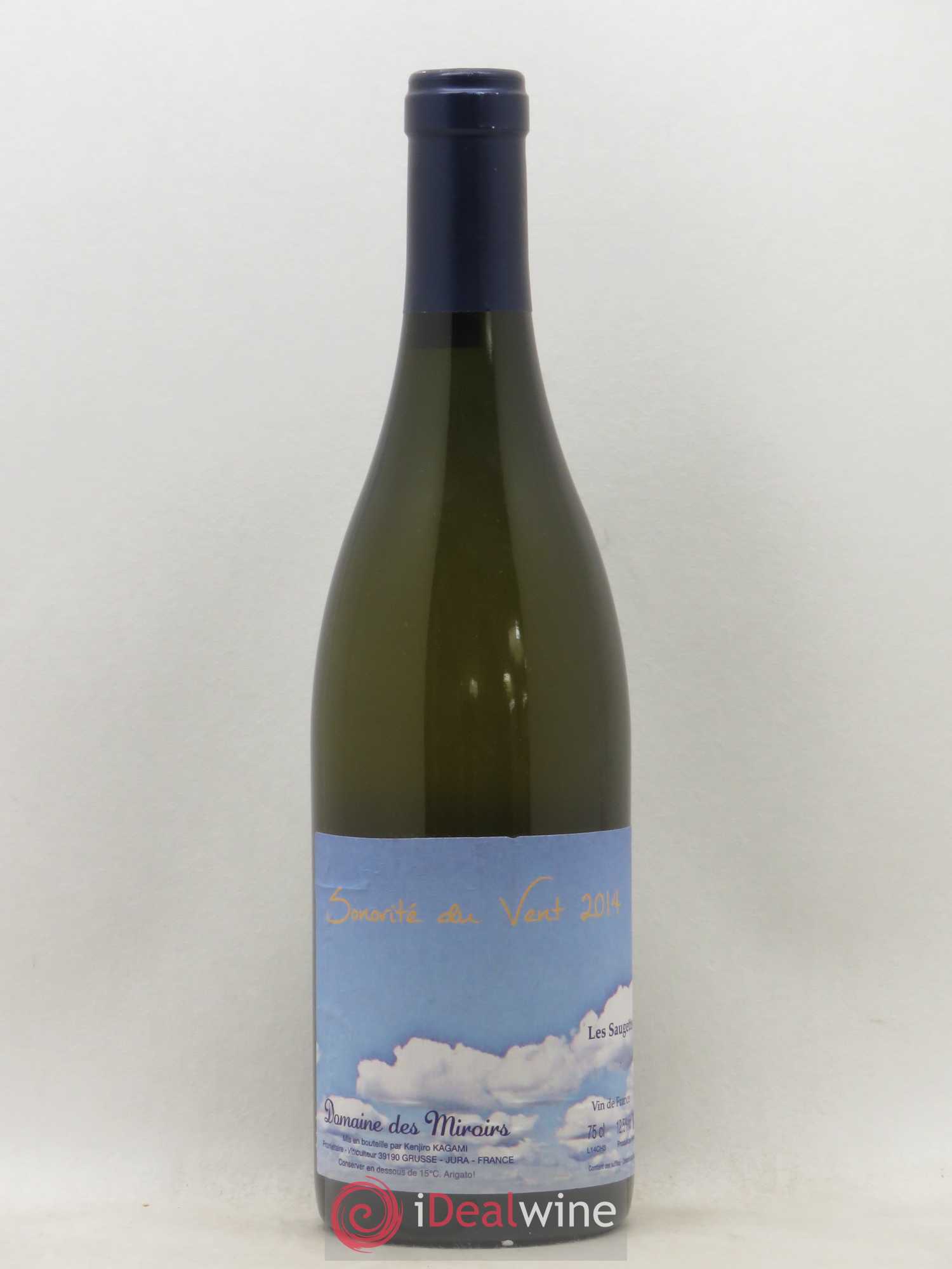 Vin de France Sonorité du vent Les saugettes Kenjiro Kagami - Domaine des Miroirs 2014 - Lot de 1 bouteille - 0