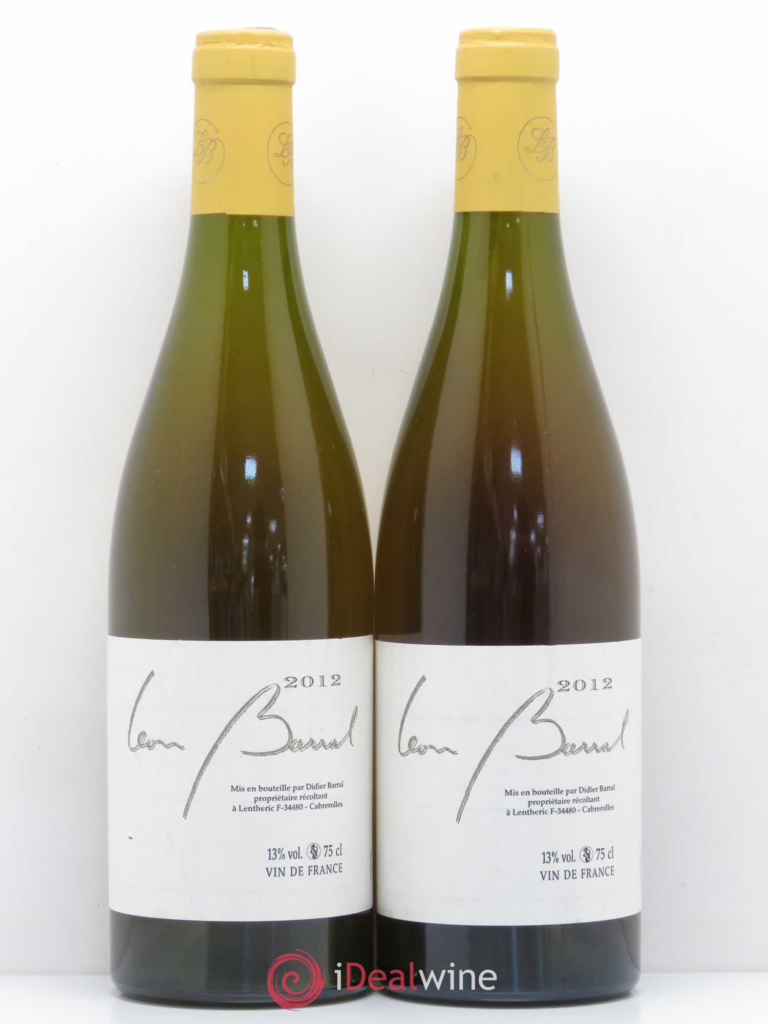 Vin de France Domaine Léon Barral (sans prix de réserve) 2012 - Posten von 2 Flaschen - 0