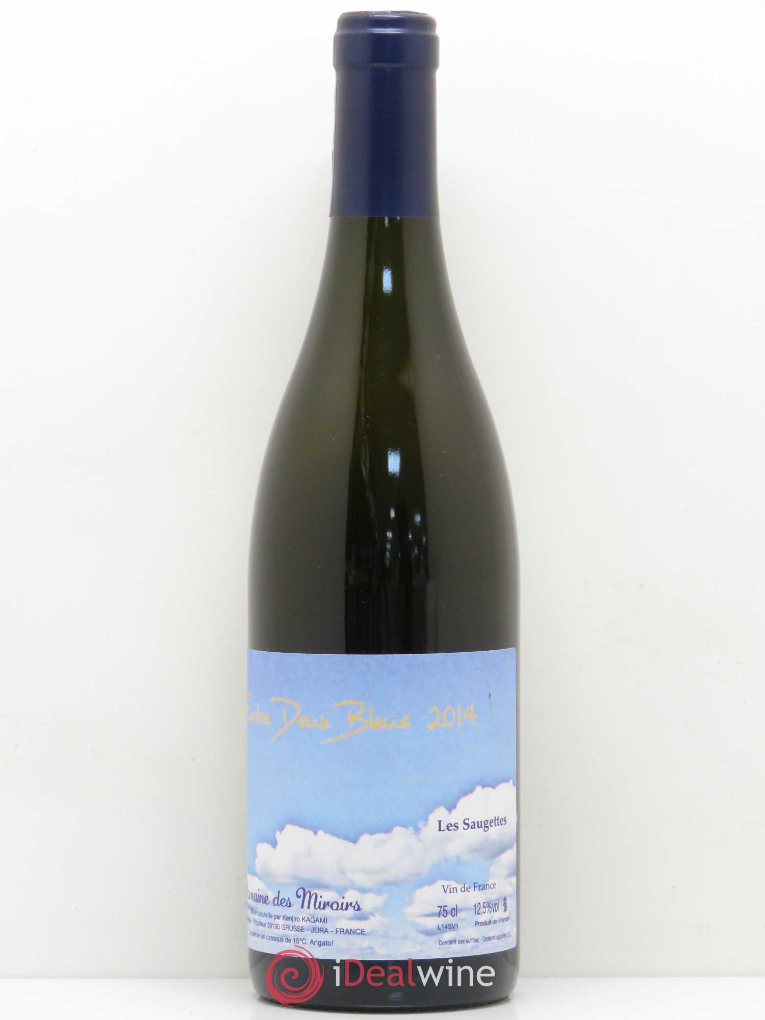 Vin de France Saugettes Entre deux bleus - Kenjiro Kagami - Domaine des Miroirs 2014 - Posten von 1 Flasche - 0