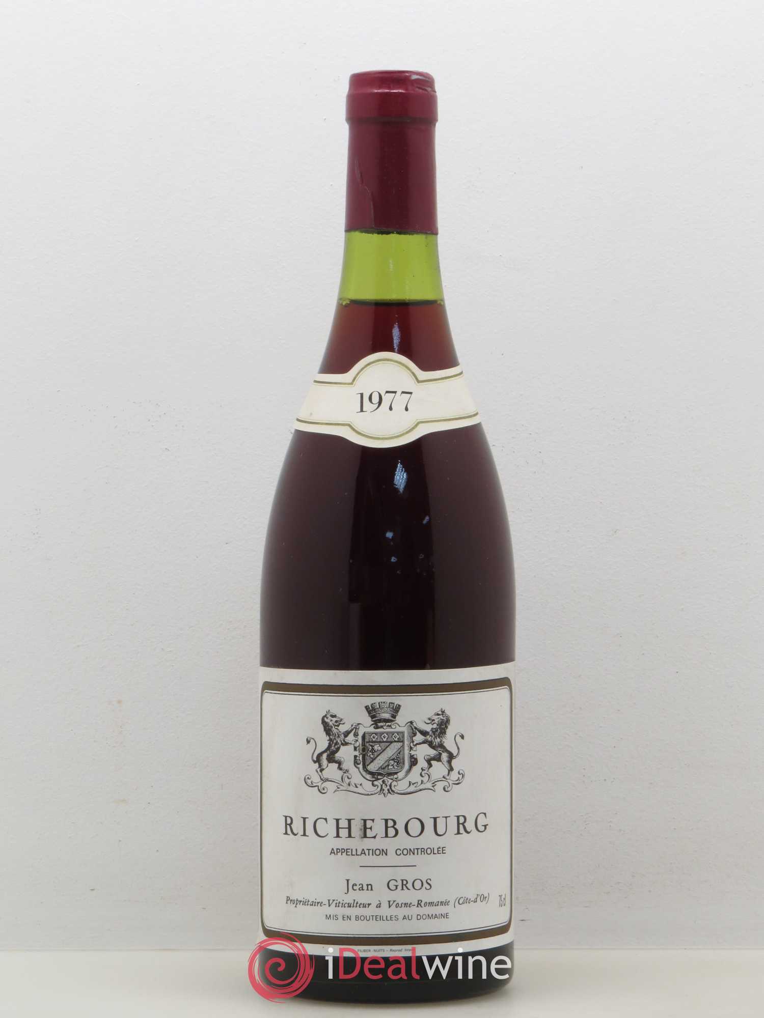 Richebourg Grand Cru Jean Gros 1977 - Lot de 1 bouteille - 0