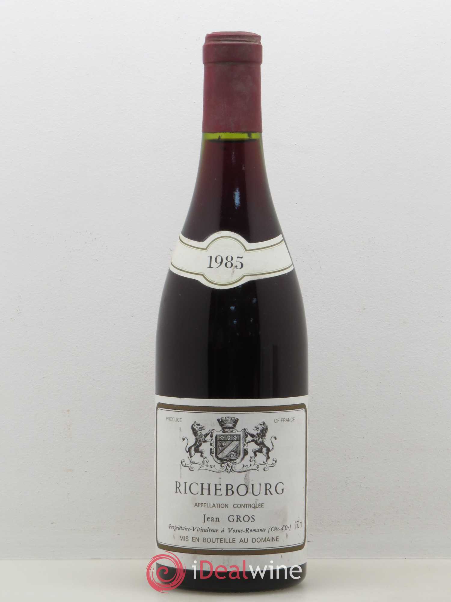 Richebourg Grand Cru Jean Gros 1985 - Lot de 1 bouteille - 0