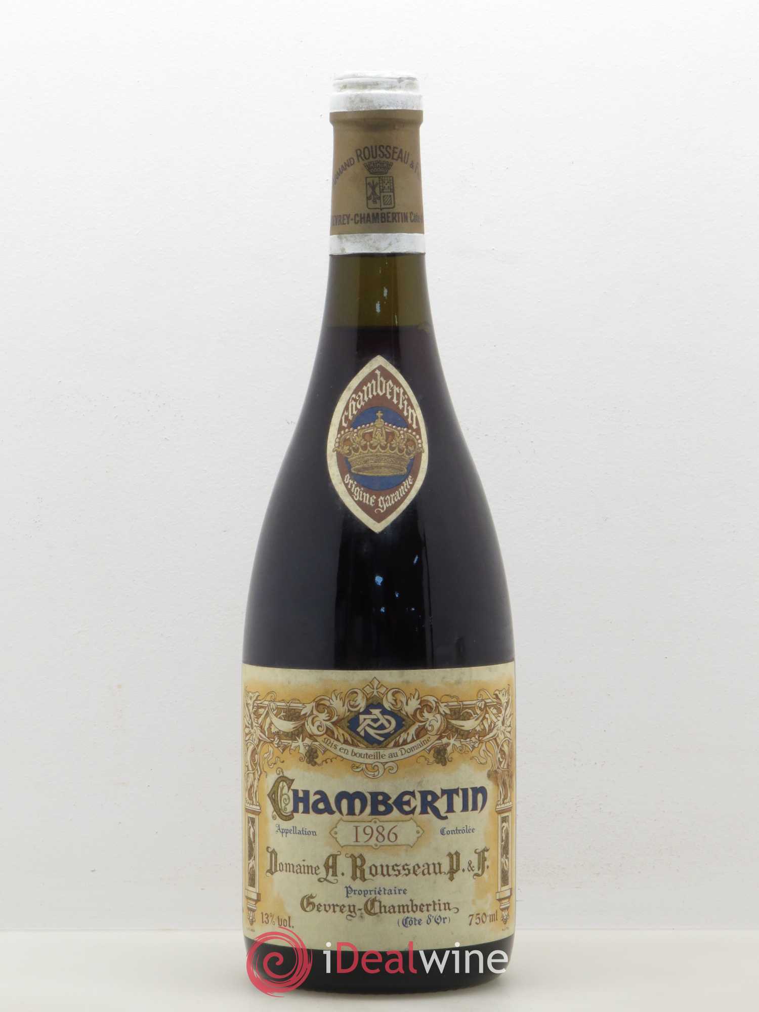 Chambertin Grand Cru Armand Rousseau (Domaine) 1986 - Lot de 1 bouteille - 0