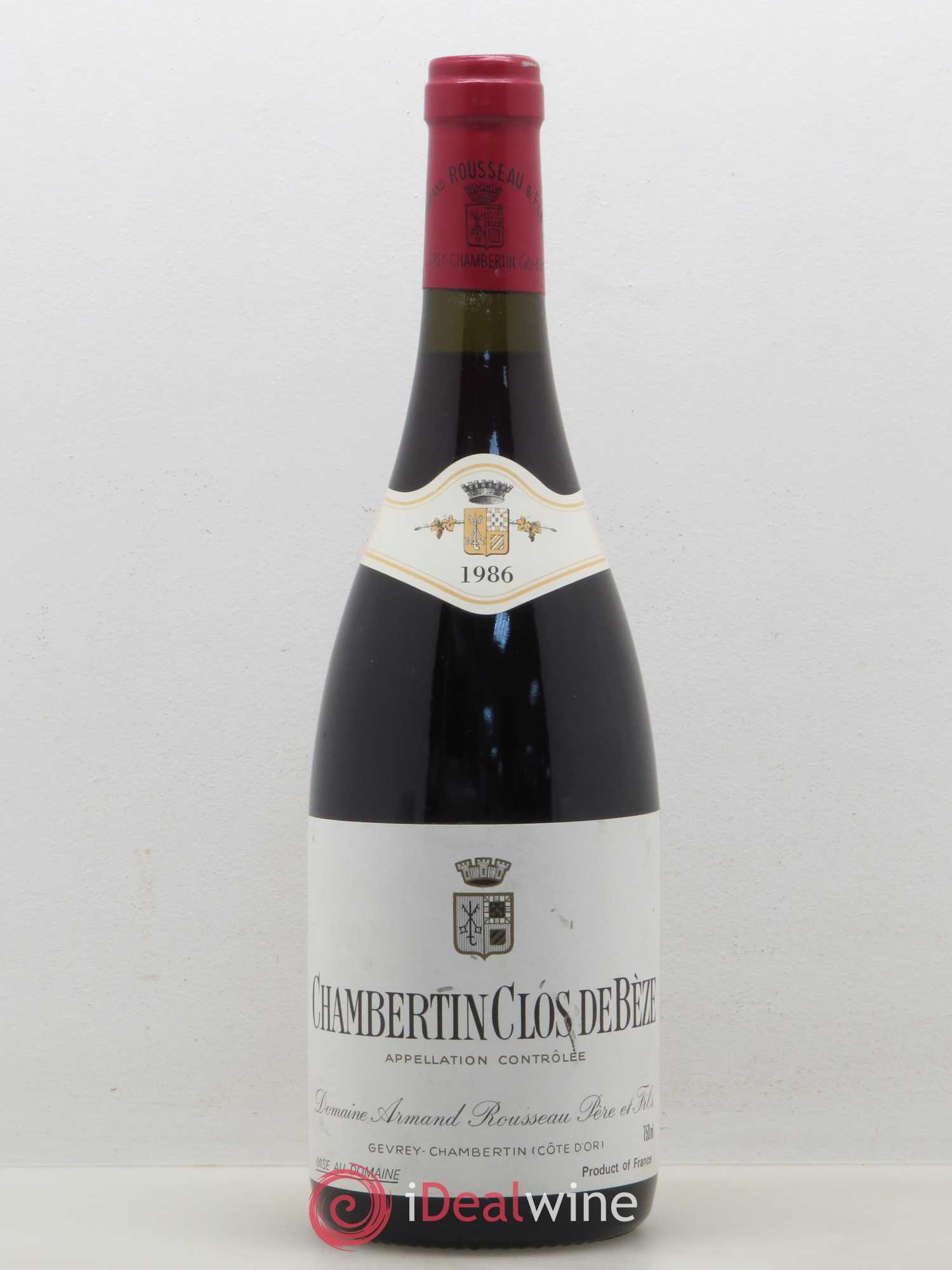 Chambertin Clos de Bèze Grand Cru Armand Rousseau (Domaine) 1986 - Lot de 1 bouteille - 0