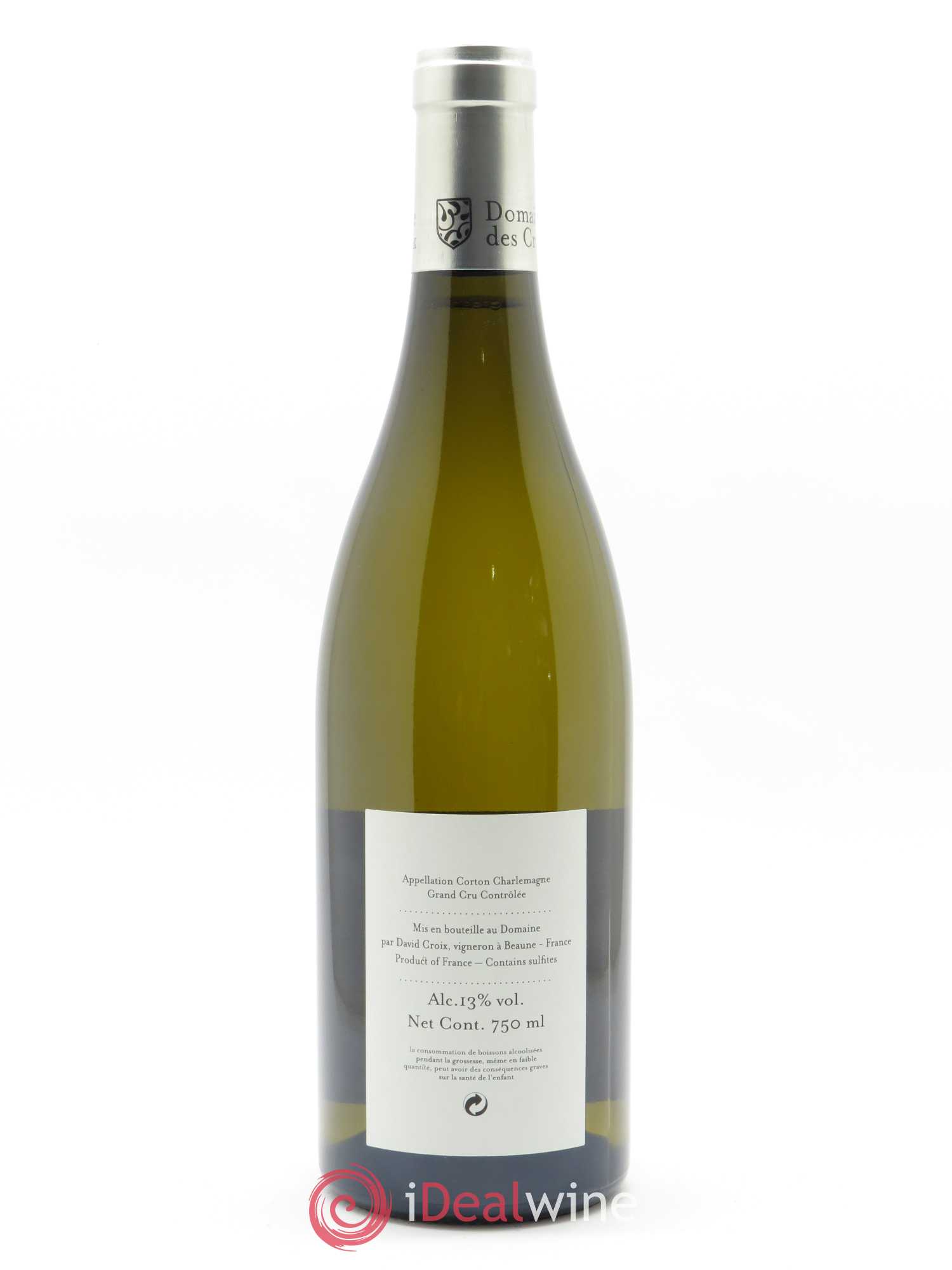 Corton-Charlemagne Grand Cru Croix (Domaine des) 2018 - Lot de 1 bouteille - 1