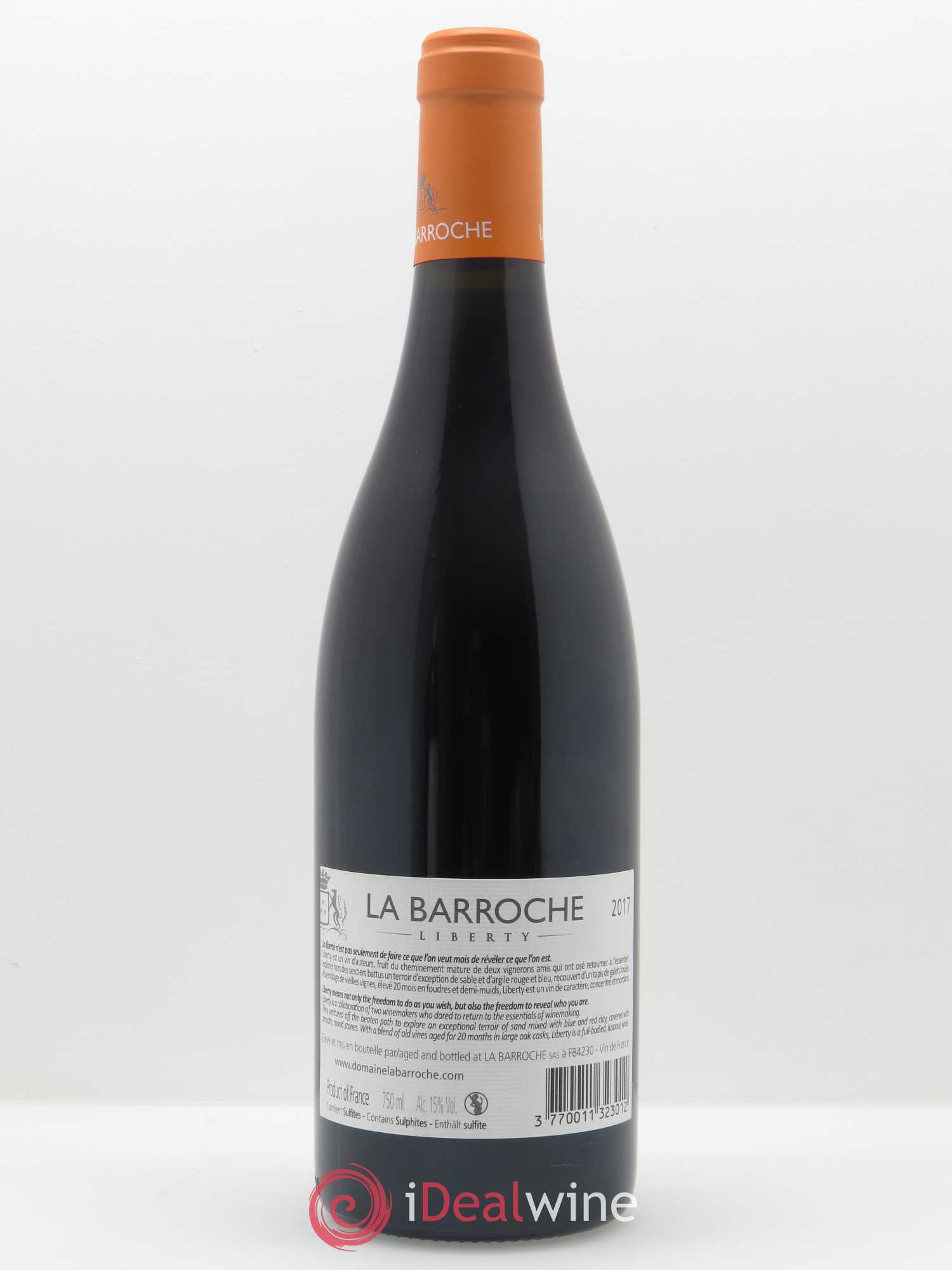 Vin de France Domaine La Barroche Liberty Domaine La Barroche 2017 - Lotto di 1 bottiglia - 1