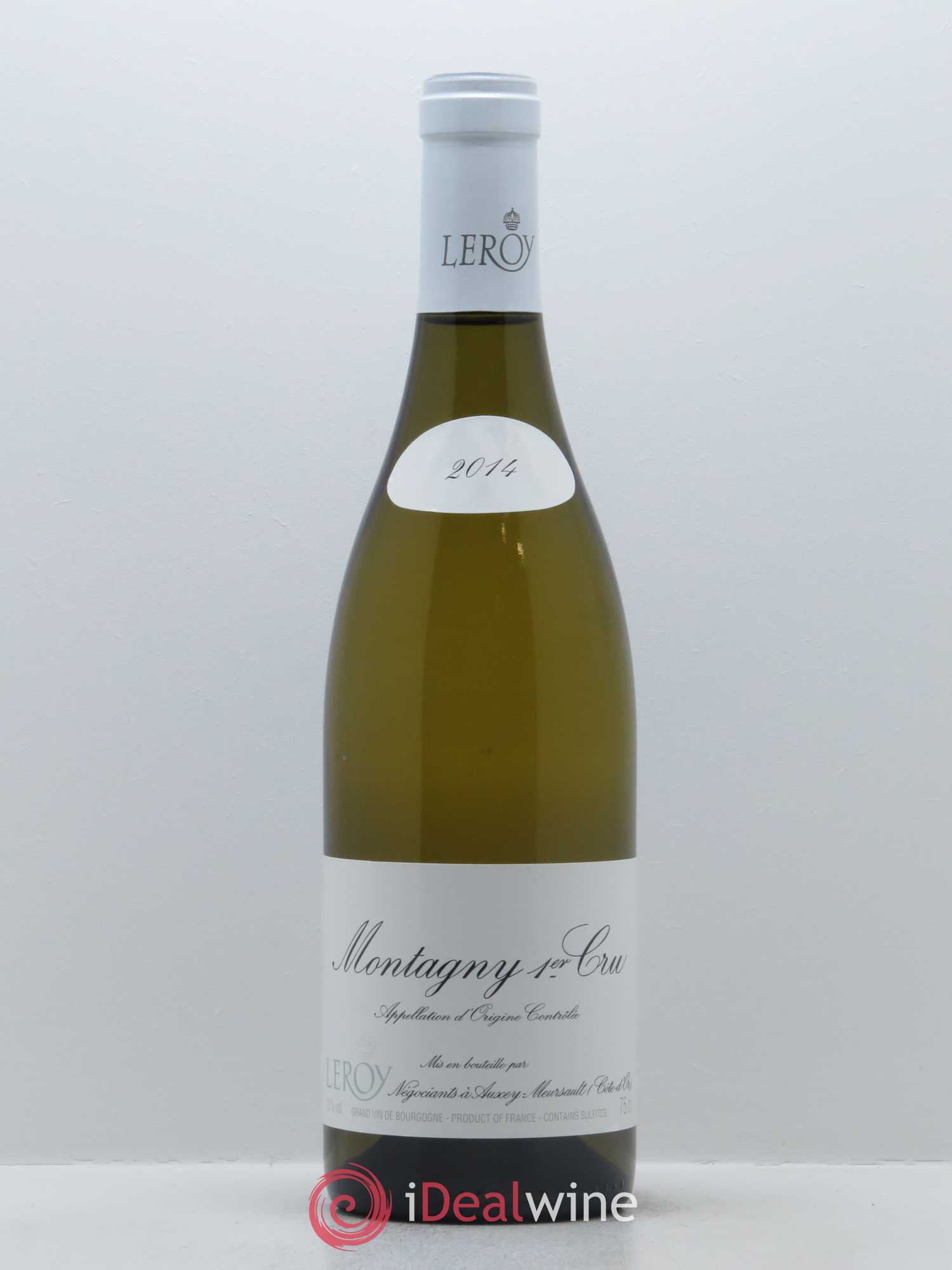 Montagny 1er Cru Leroy SA 2014 - Lot de 1 bouteille - 0