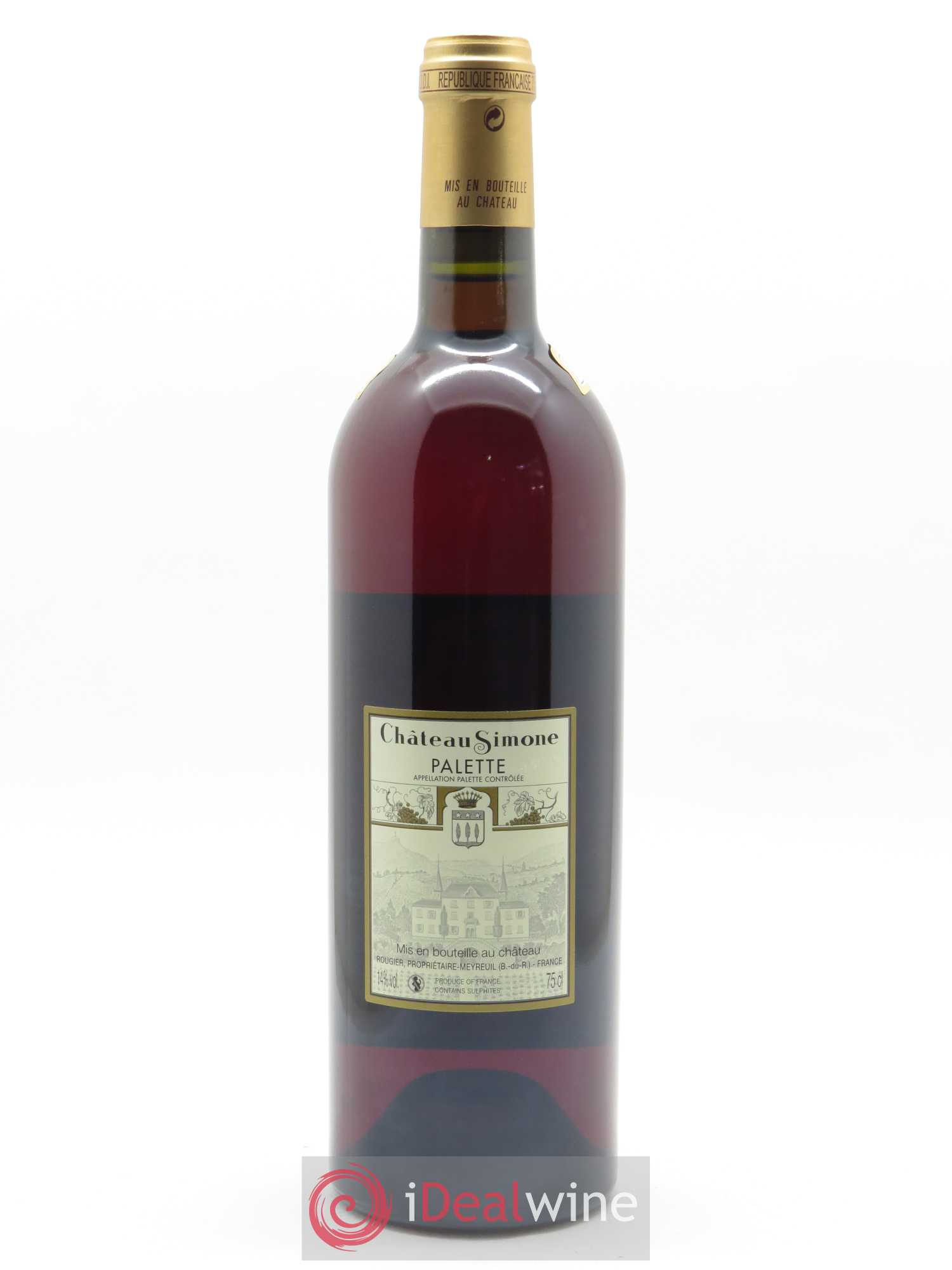 Palette Château Simone Famille Rougier 2020 - Lot de 1 bouteille - 1