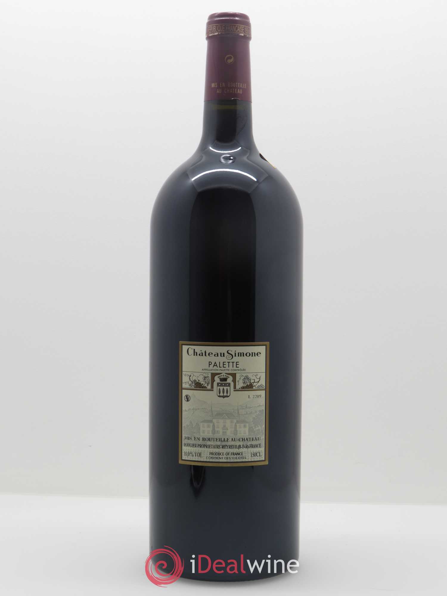 Palette Château Simone Famille Rougier 2015 - Lot de 1 magnum - 1