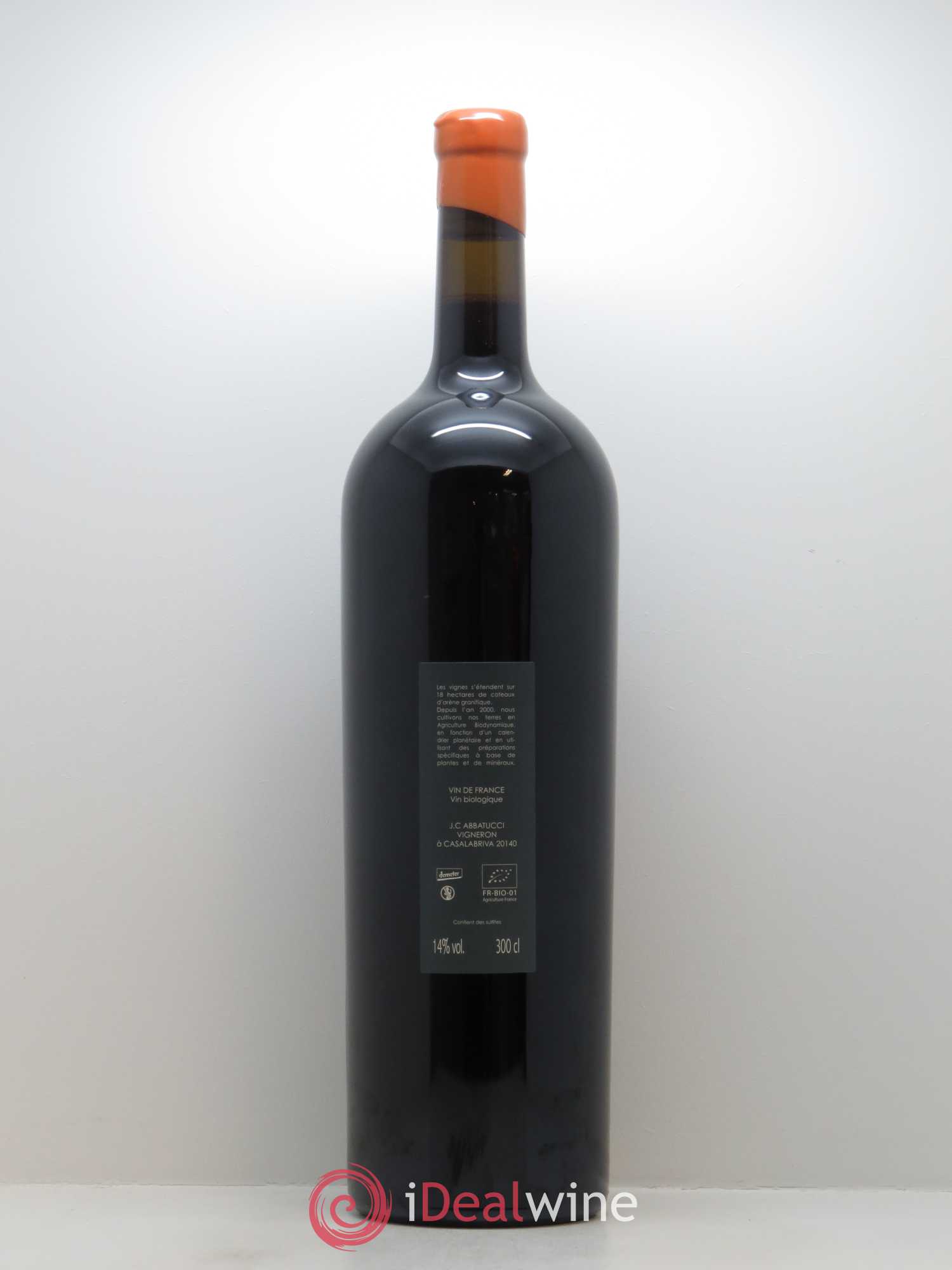 Vin de France Ministre Impérial Cuvée Collection Comte Abbatucci (Domaine) 2016 - Lot de 1 jeroboam - 1