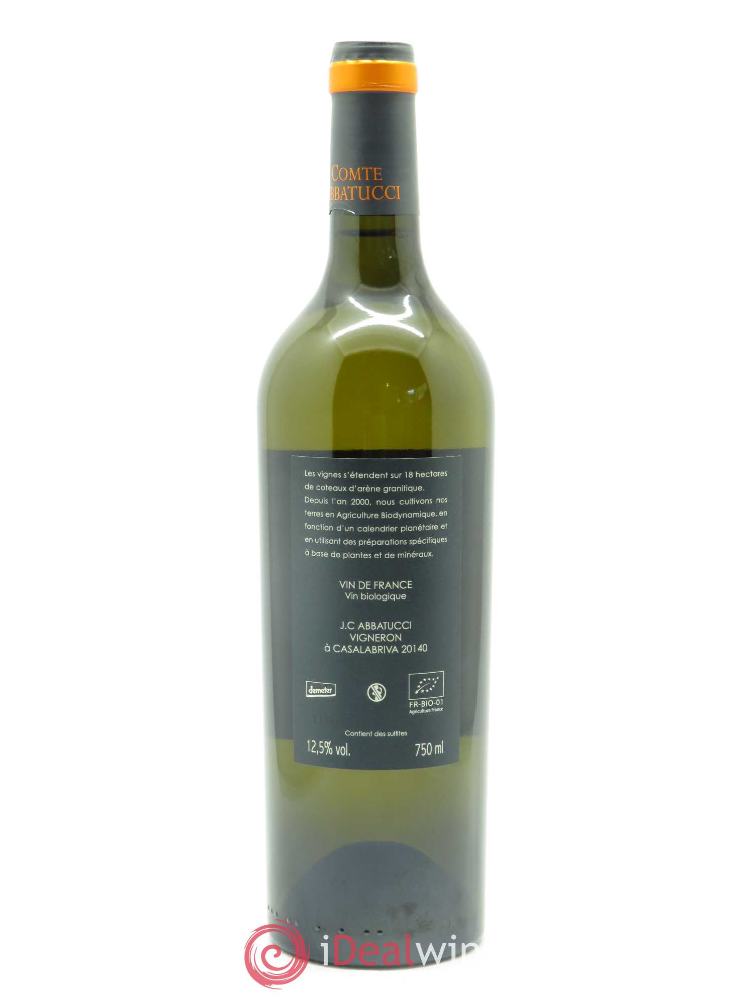 Vin de France Alte Rosso Comte Abbatucci (Domaine) 2016 - Lot de 1 bouteille - 1