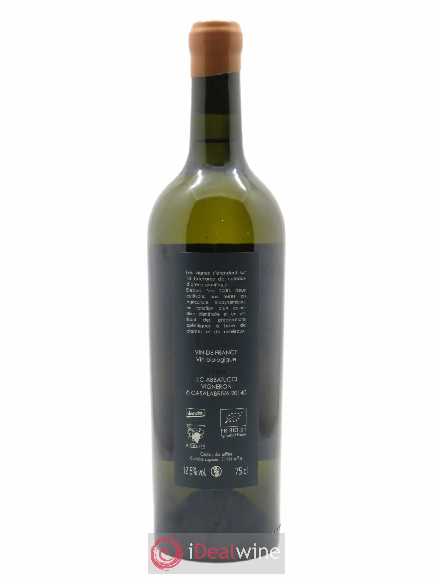 Vin de France Général de la Révolution Comte Abbatucci (Domaine) 2019 - Lot de 1 bouteille - 1