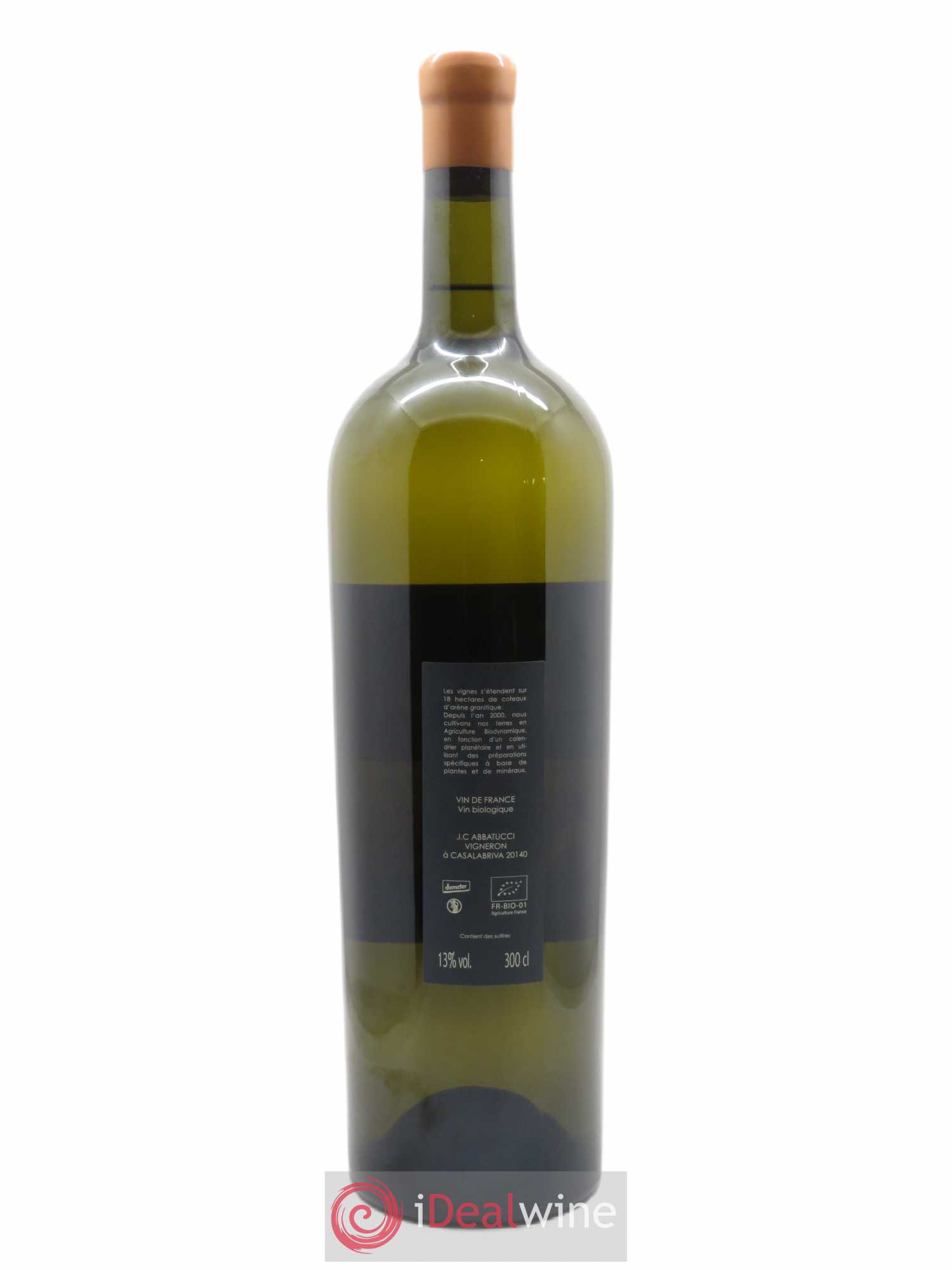 Vin de France Diplomate d'Empire Comte Abbatucci (Domaine) 2018 - Lot de 1 jeroboam - 1