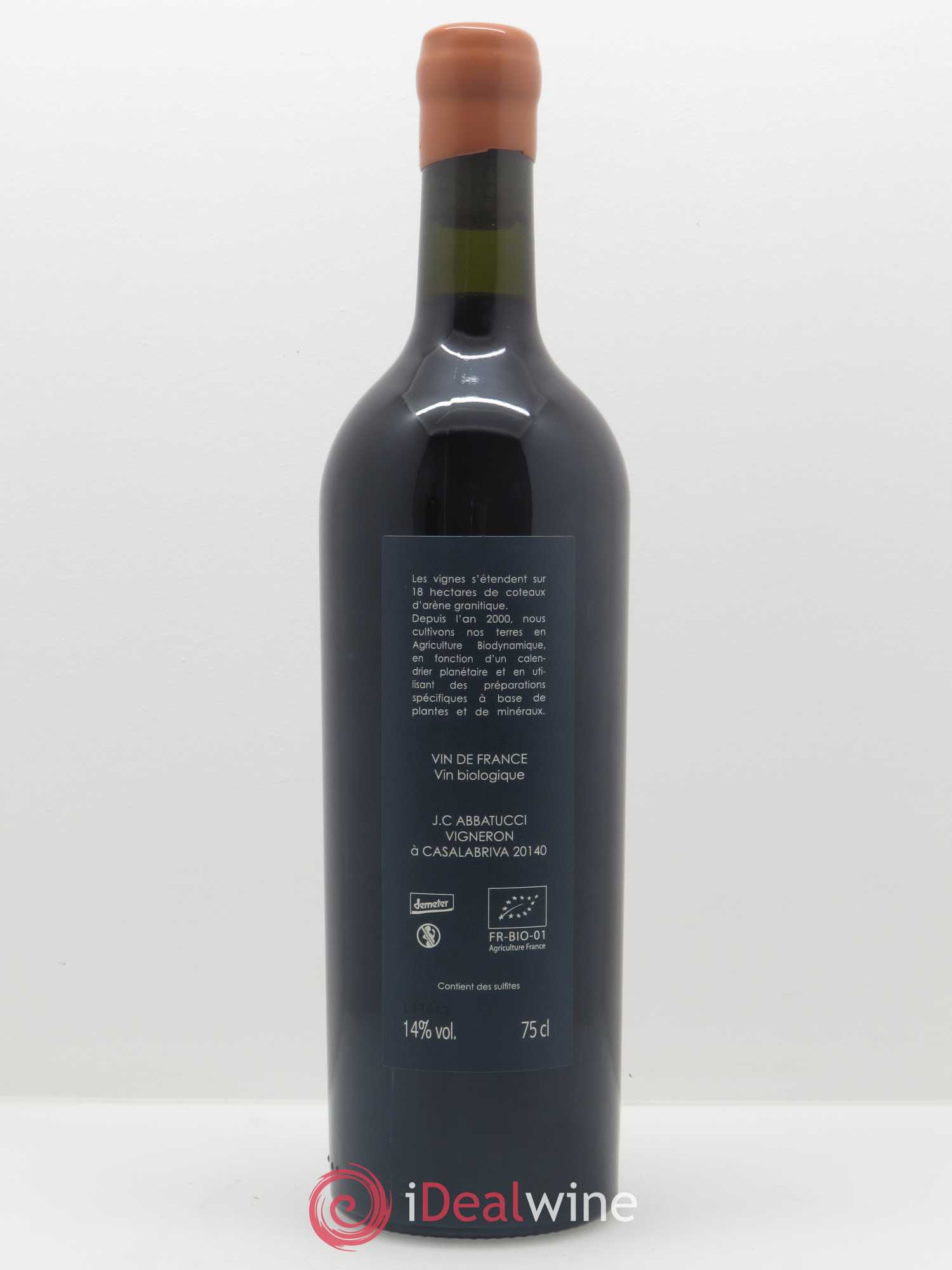 Vin de France Ministre Impérial Cuvée Collection Comte Abbatucci (Domaine) 2017 - Lot de 1 bouteille - 1