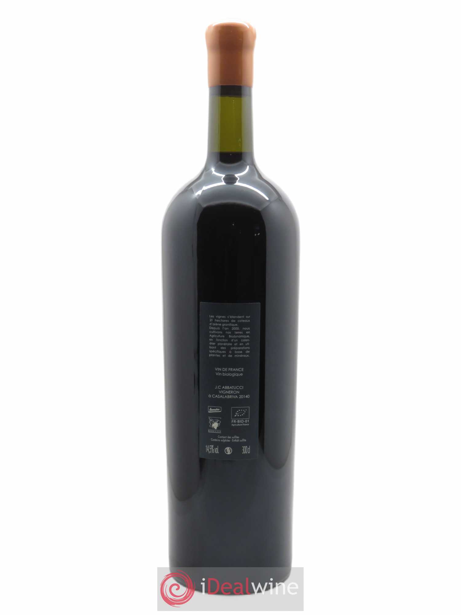 Vin de France Ministre Impérial Cuvée Collection Comte Abbatucci (Domaine) 2020 - Lot de 1 double magnum - 2