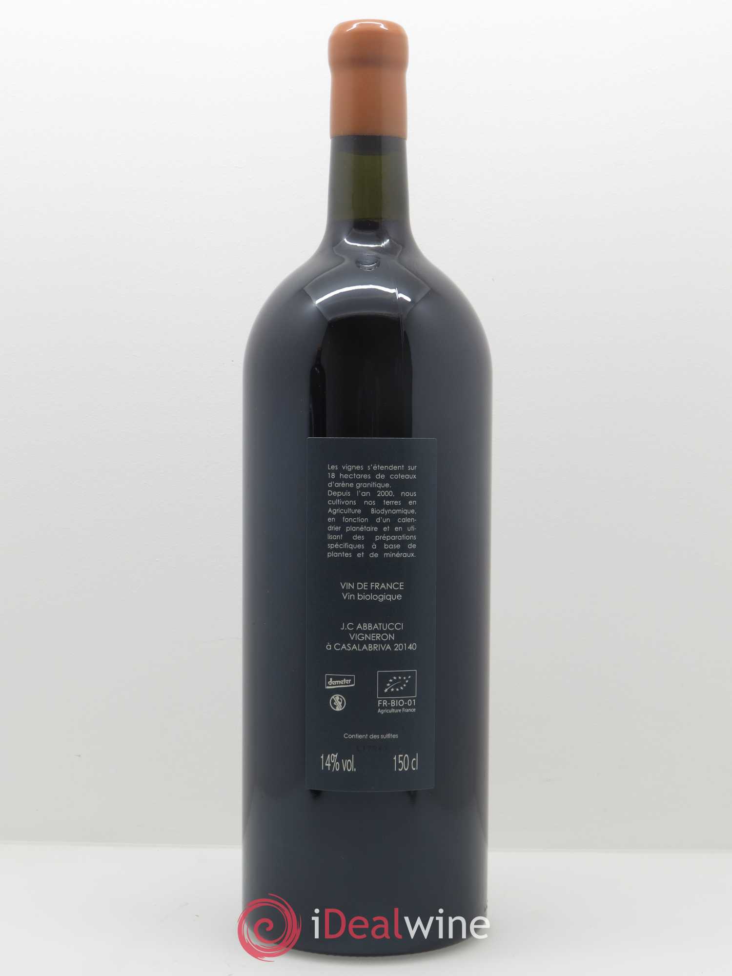 Vin de France Ministre Impérial Cuvée Collection Comte Abbatucci (Domaine) 2017 - Lotto di 1 magnum - 1