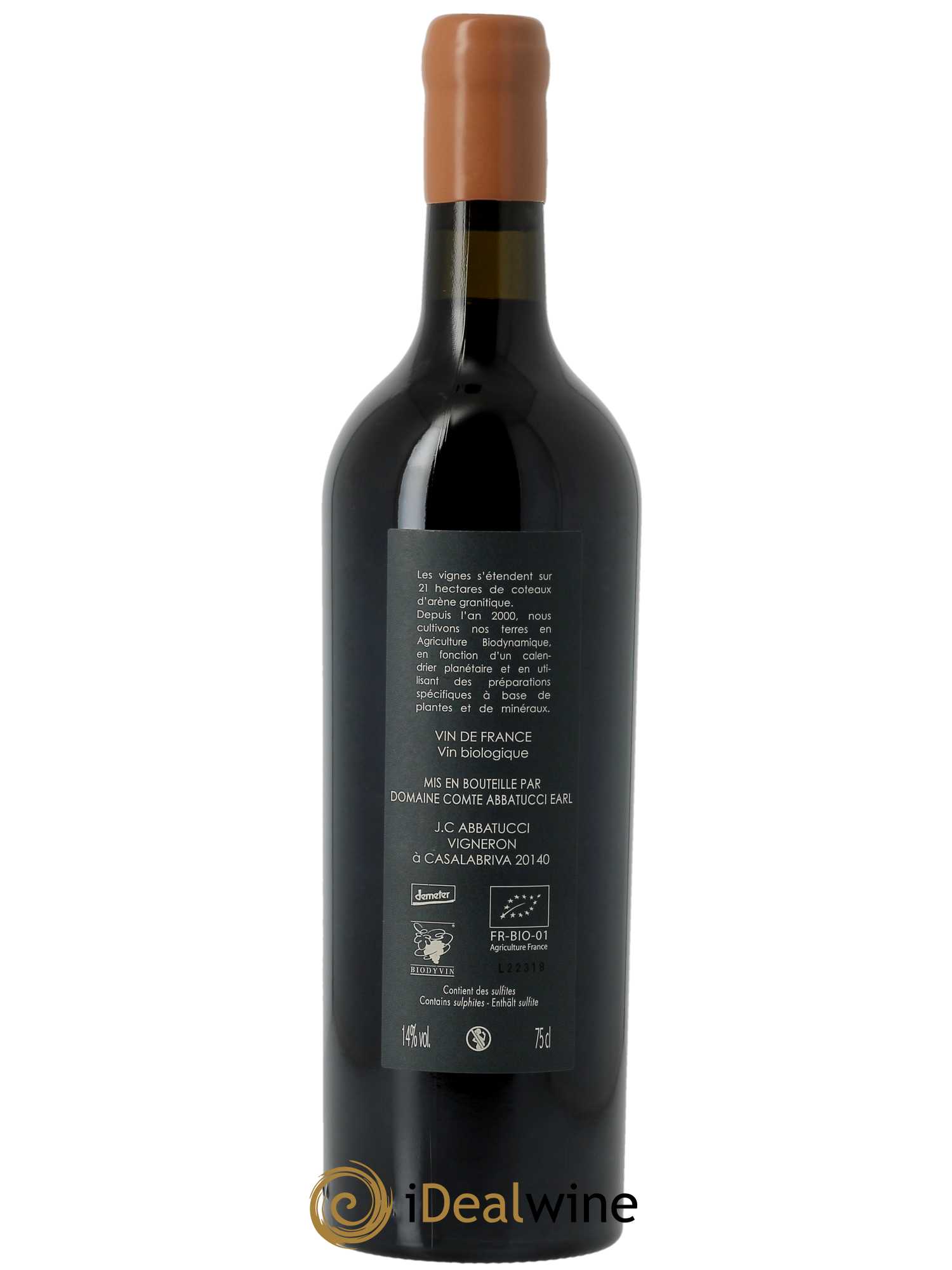 Vin de France Ministre Impérial Cuvée Collection Comte Abbatucci (Domaine) 2022 - Lot of 1 bottle - 1