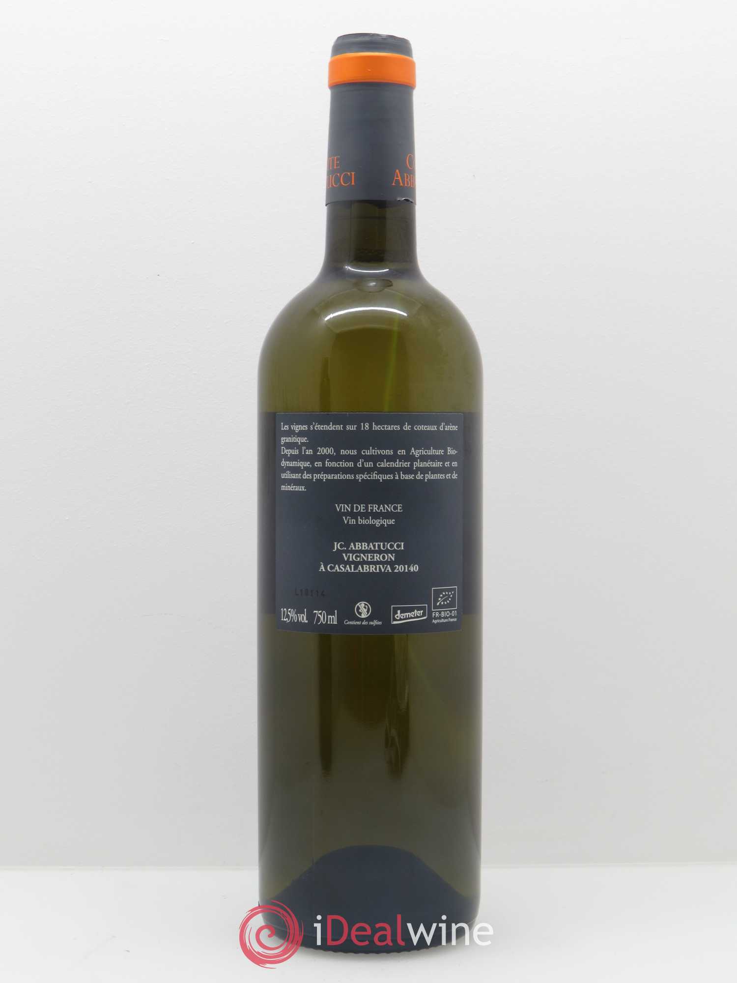 Vin de France Faustine Vieilles Vignes Comte Abbatucci (Domaine) 2018 - Posten von 1 Flasche - 1